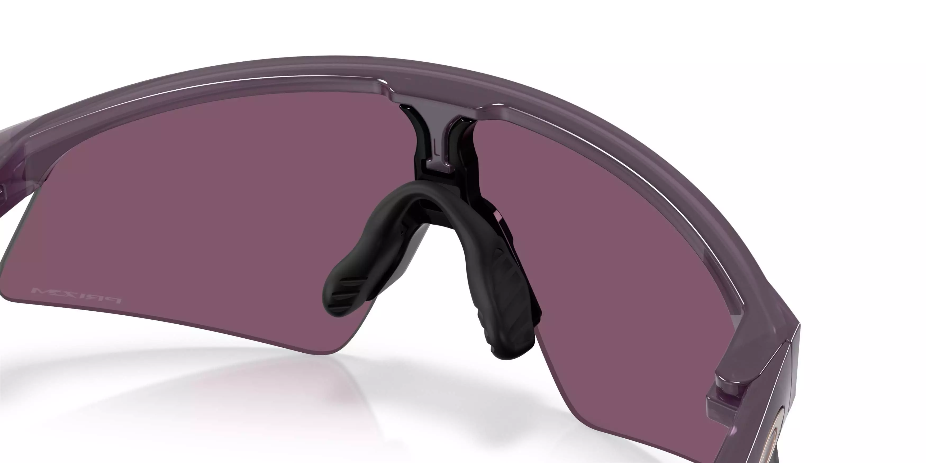Oakley Youth Fit Resistor Sweep Prizm Indigo Sunglasses - Transparent Aubergine - PURPLE
