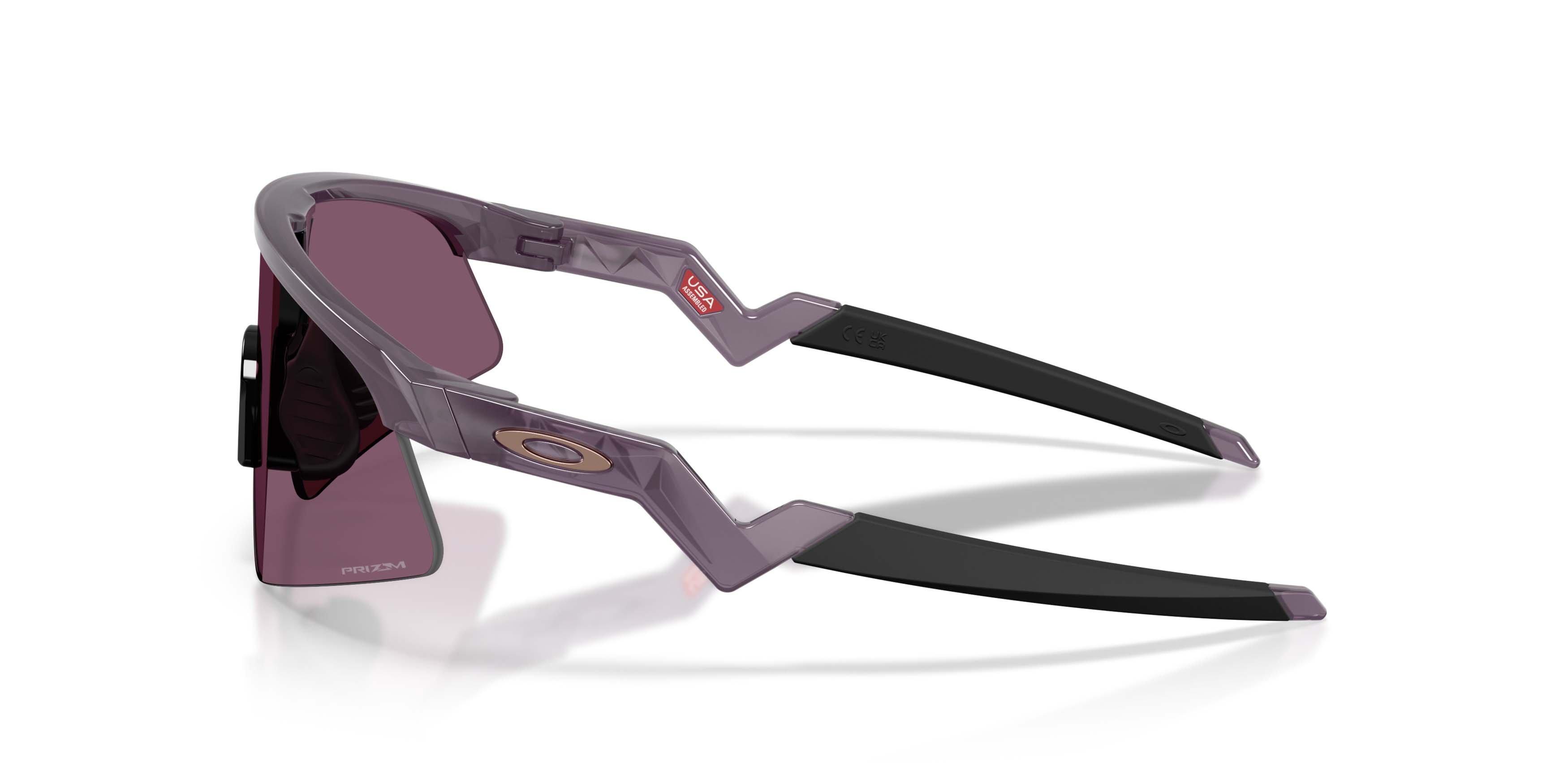 Oakley Youth Fit Resistor Sweep Prizm Indigo Sunglasses - Transparent Aubergine - PURPLE