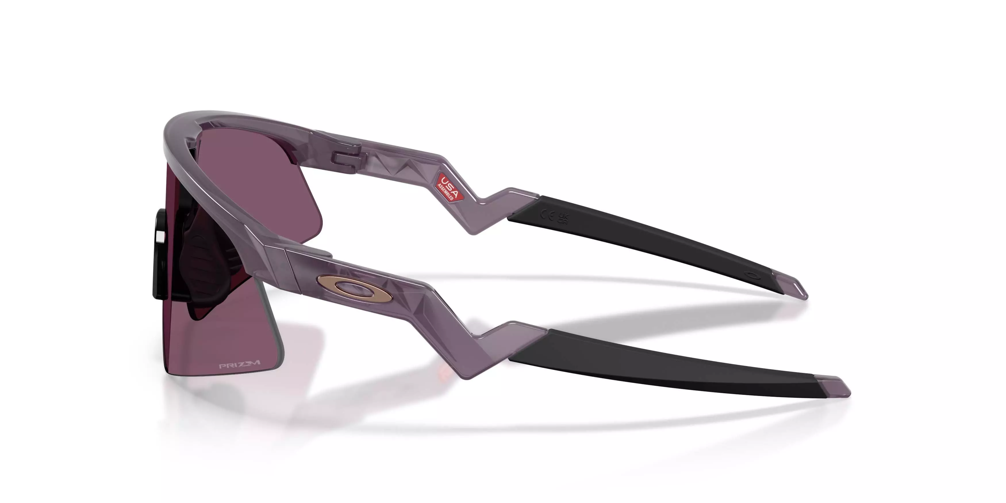 Oakley Youth Fit Resistor Sweep Prizm Indigo Sunglasses - Transparent Aubergine - PURPLE