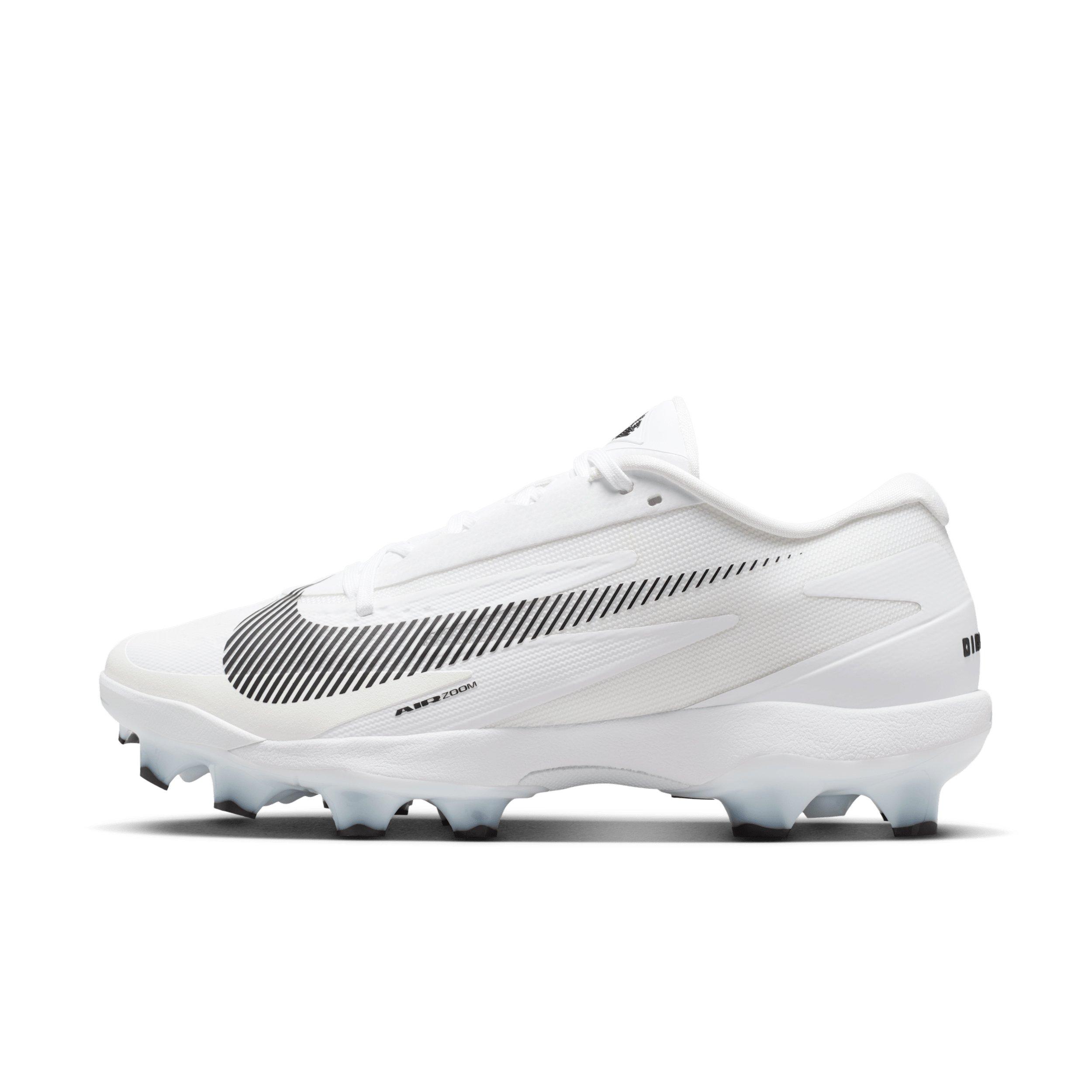 Nike Diamond Standout MCS "White/Black" Men's Baseball Cleat - WHITE/BLACK Thumbnail View 2
