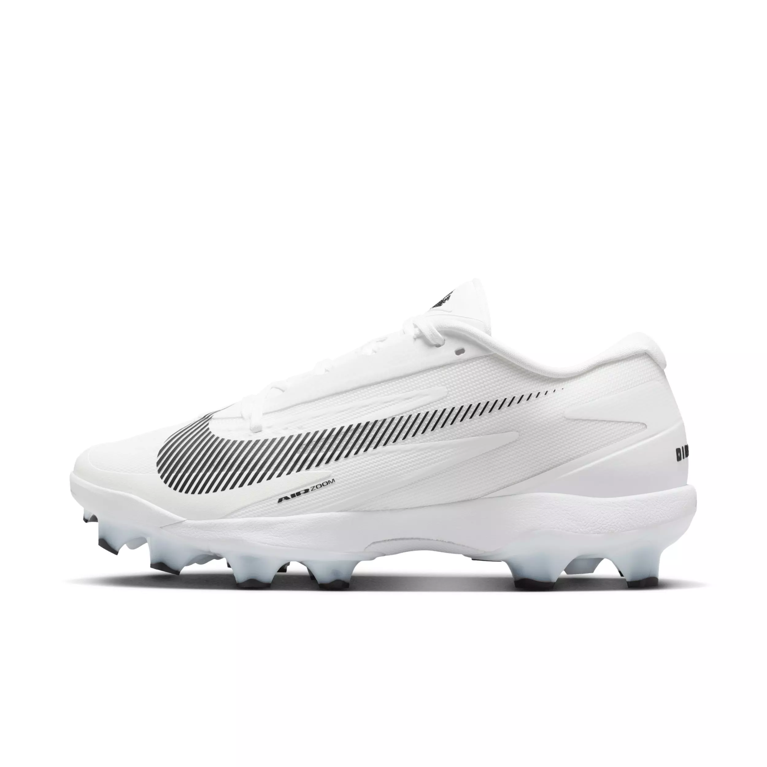 Nike Diamond Standout MCS "White/Black" Men's Baseball Cleat - WHITE/BLACK