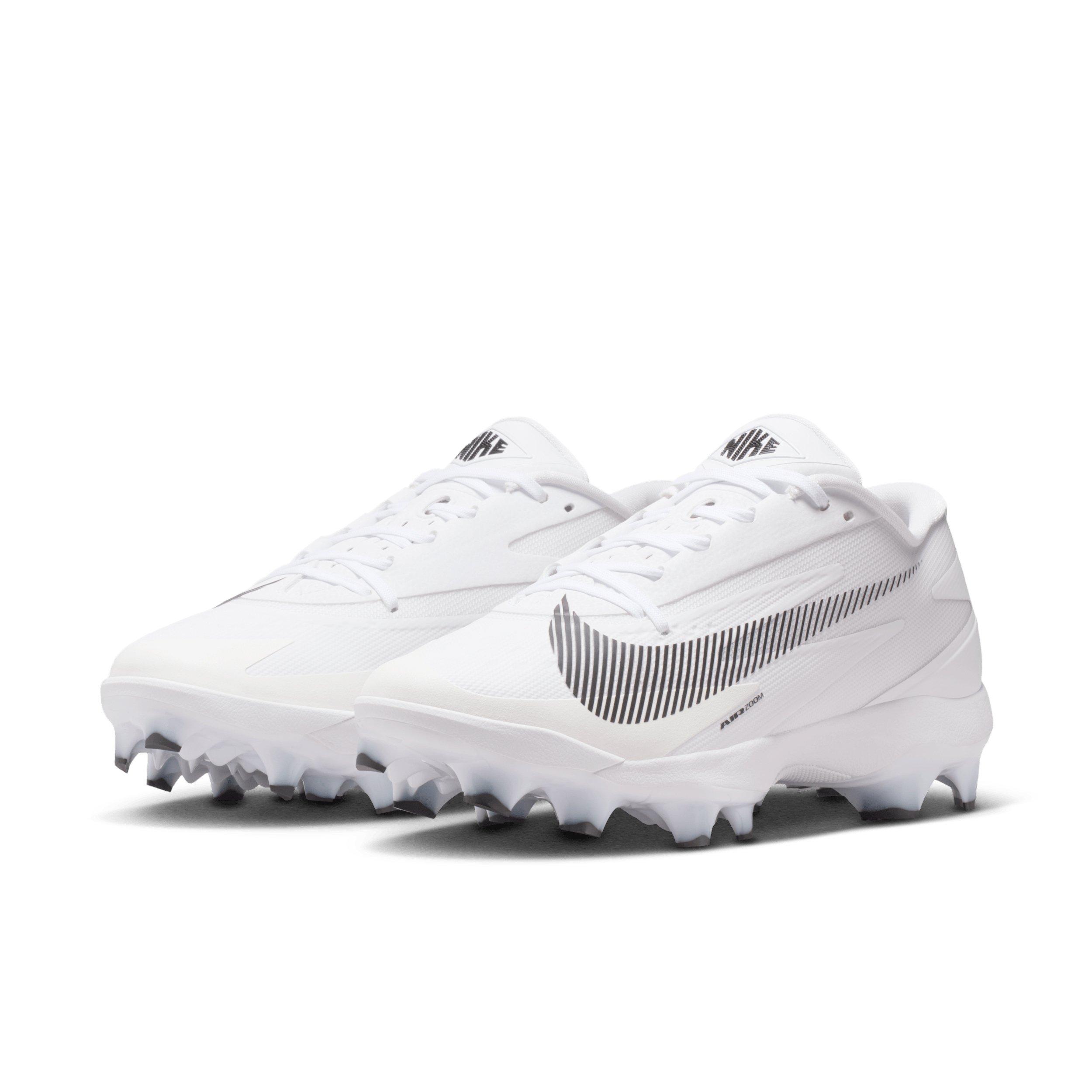 Nike Diamond Standout MCS "White/Black" Men's Baseball Cleat - WHITE/BLACK Thumbnail View 3