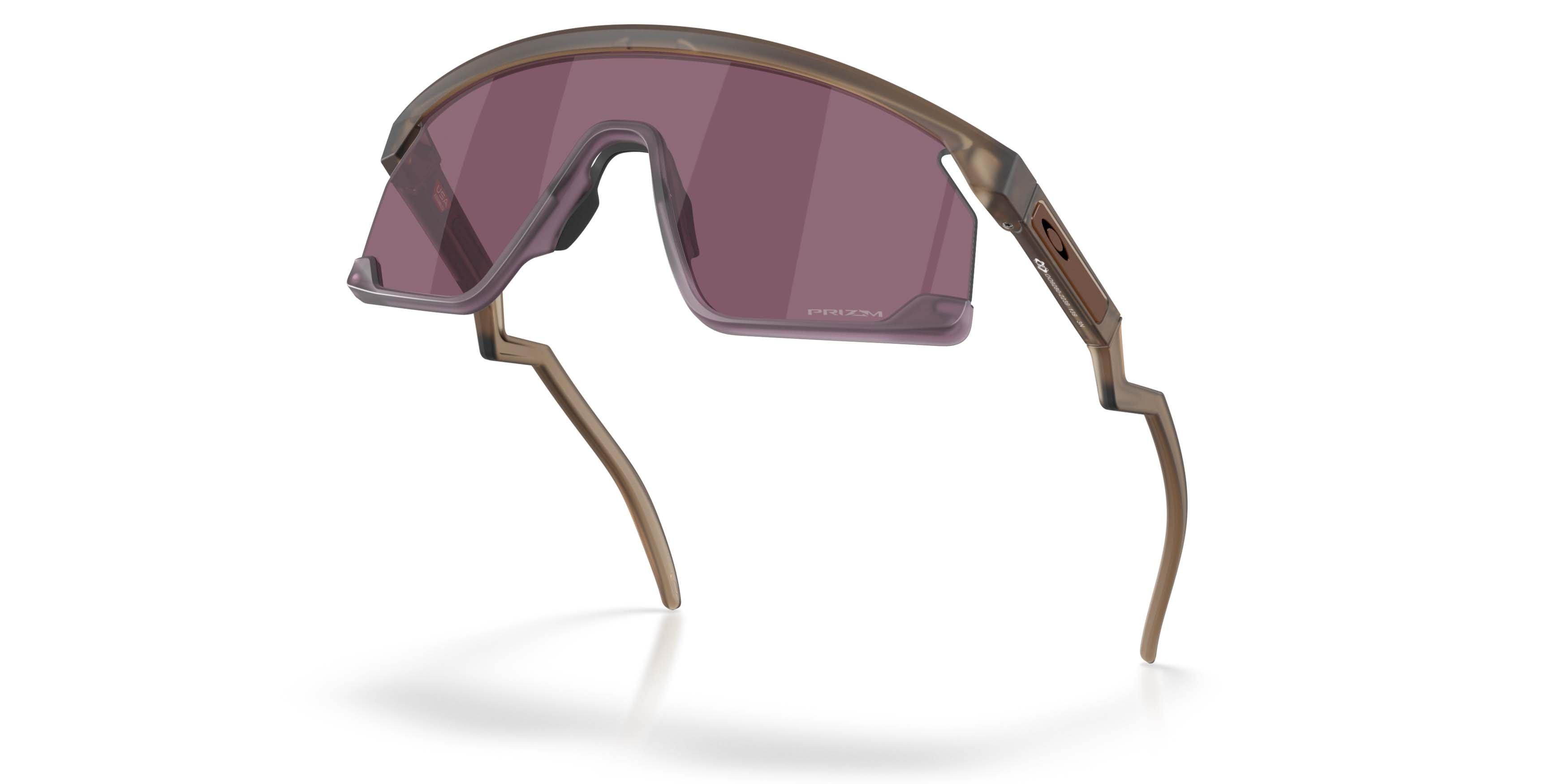 Oakley BXTR Prizm Road Black Sunglasses - Matte Brown Smoke - BROWN/BLACK