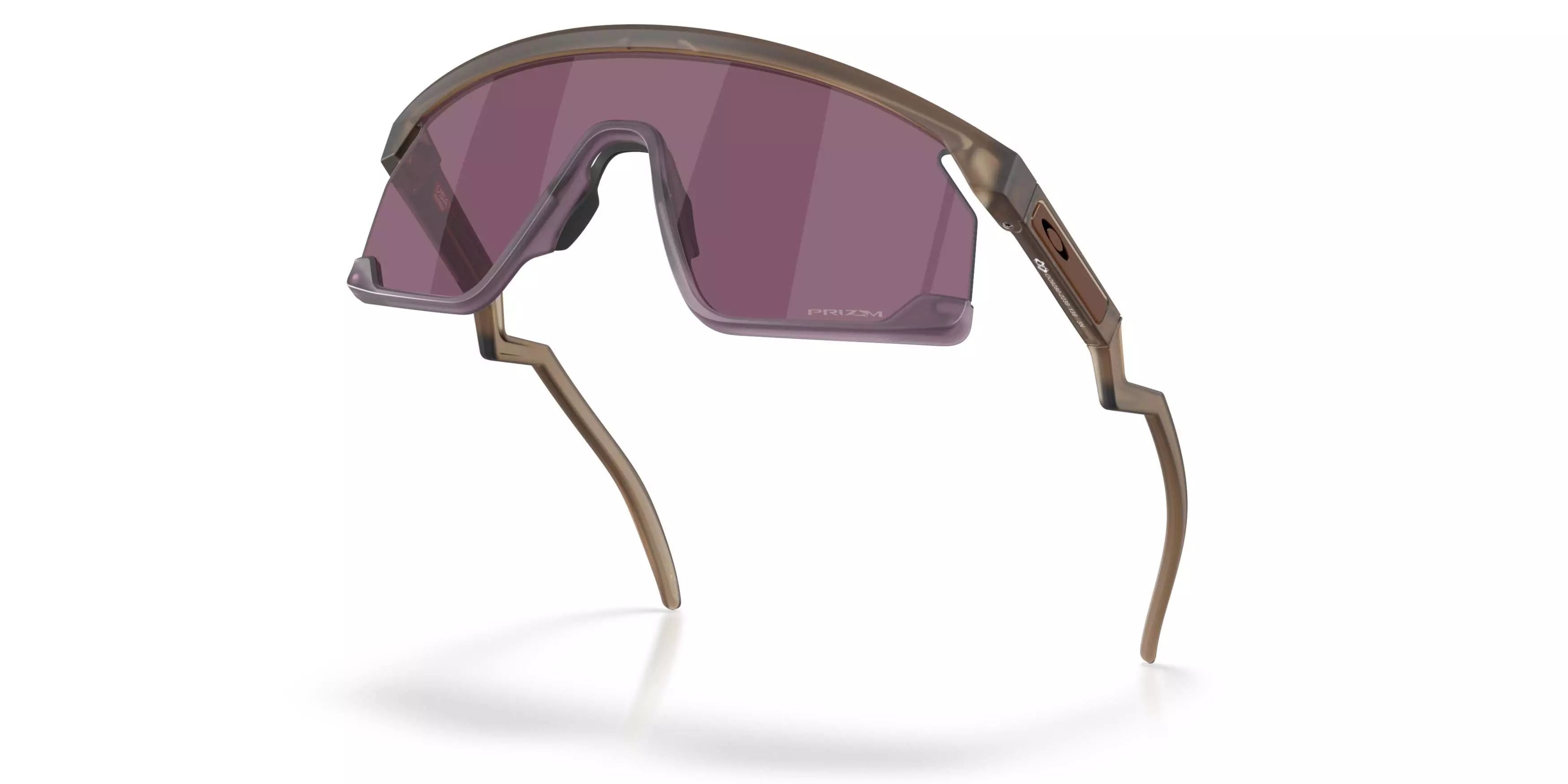 Oakley BXTR Prizm Road Black Sunglasses - Matte Brown Smoke - BROWN/BLACK