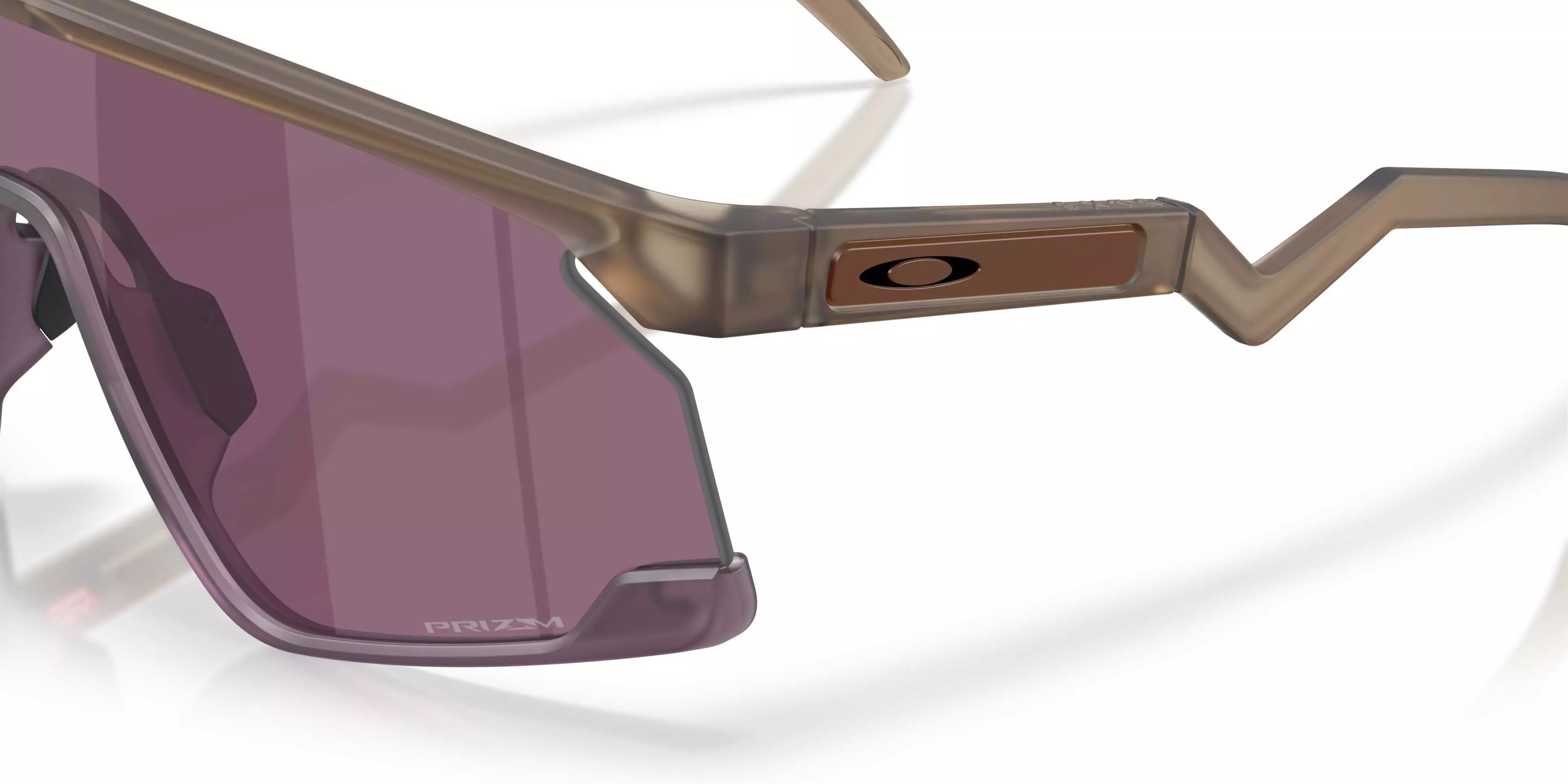 Oakley BXTR Prizm Road Black Sunglasses - Matte Brown Smoke - BROWN/BLACK