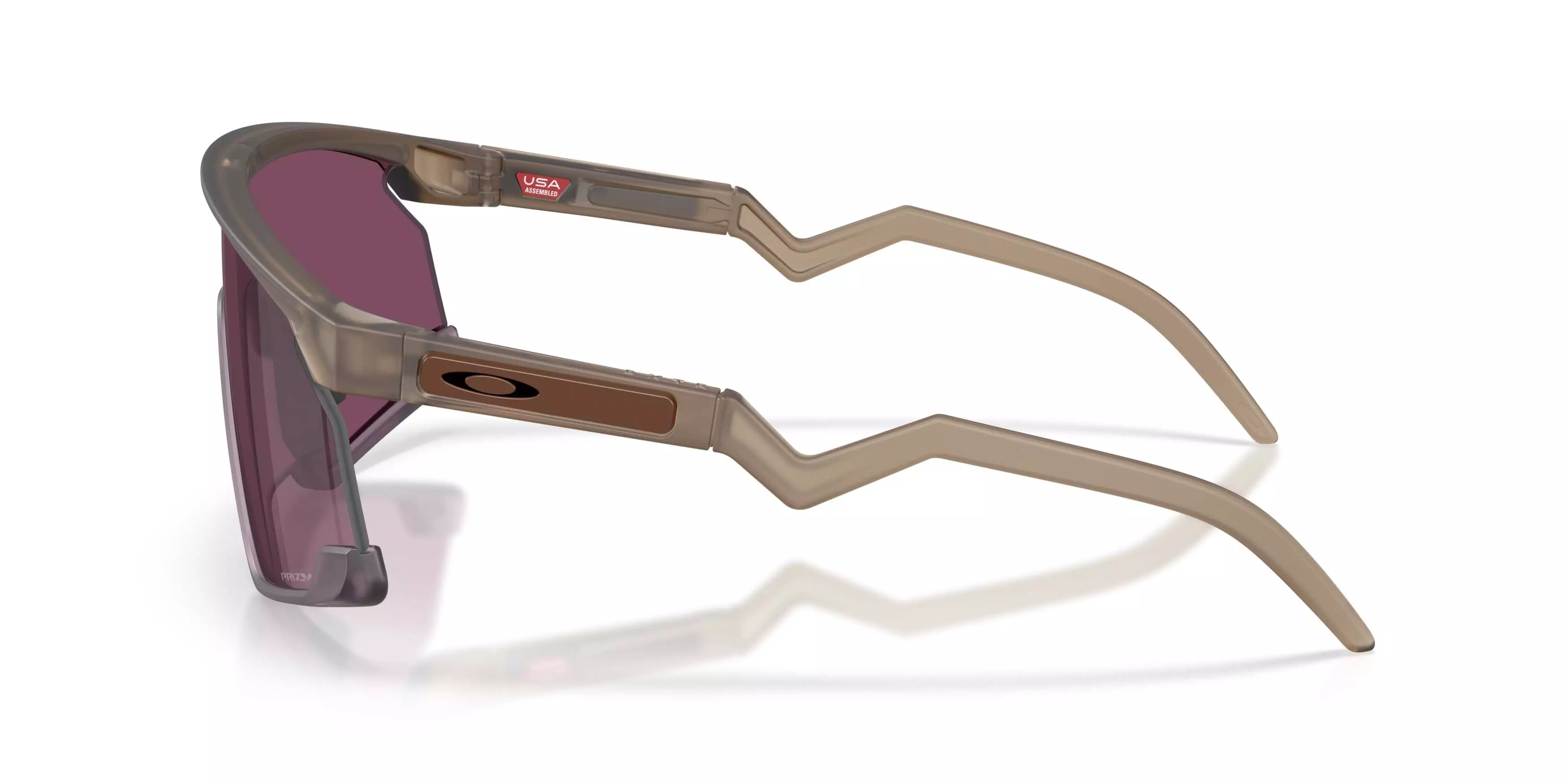Oakley BXTR Prizm Road Black Sunglasses - Matte Brown Smoke - BROWN/BLACK