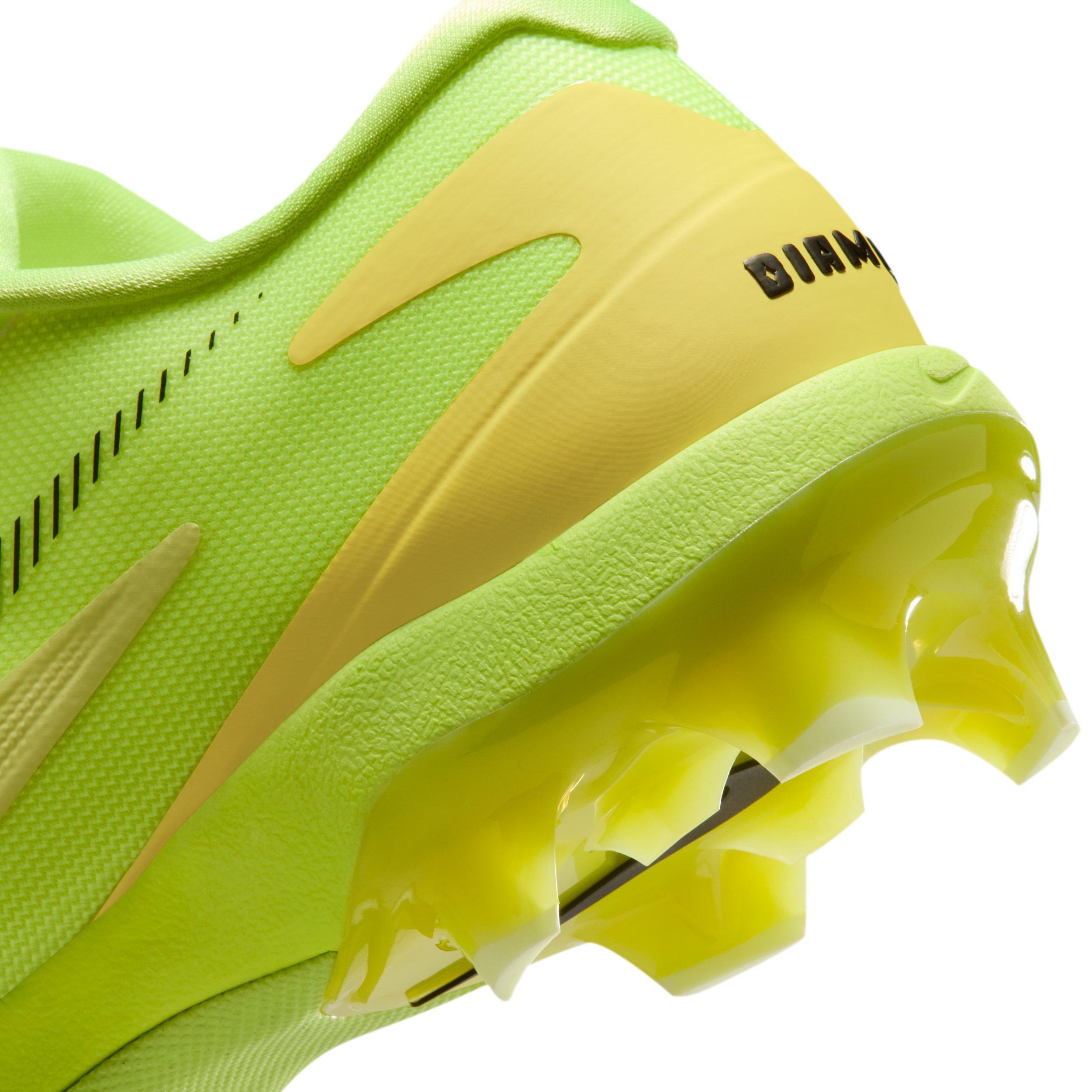 Nike Diamond Standout MCS "Volt Ice/Life Lime/Sonic Yellow/Black" Men's Baseball Cleat - VOLT/LIME/YELLOW/BLACK Thumbnail View 9