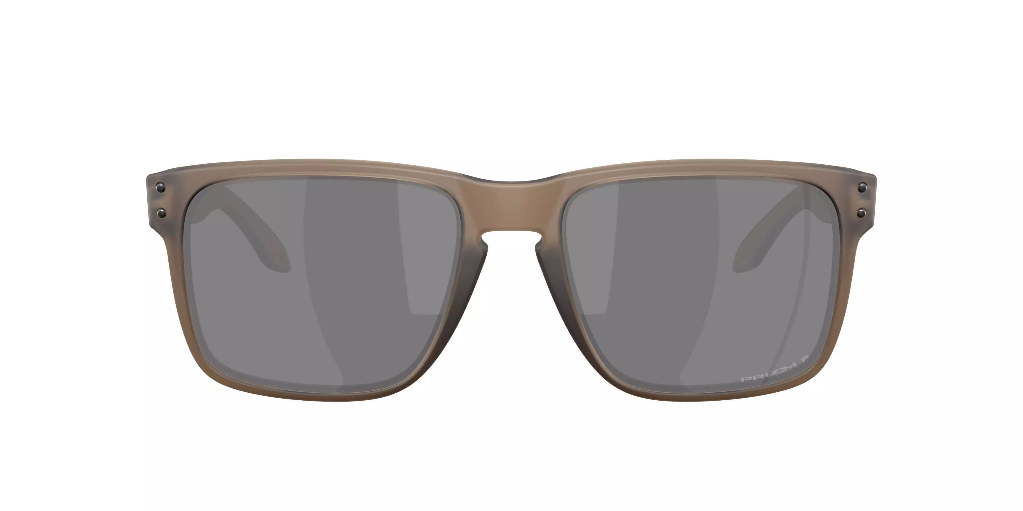 Oakley Holbrook XL Prizm Black Polarized Sunglasses - Transparent Mahogany - BROWN/BLACK