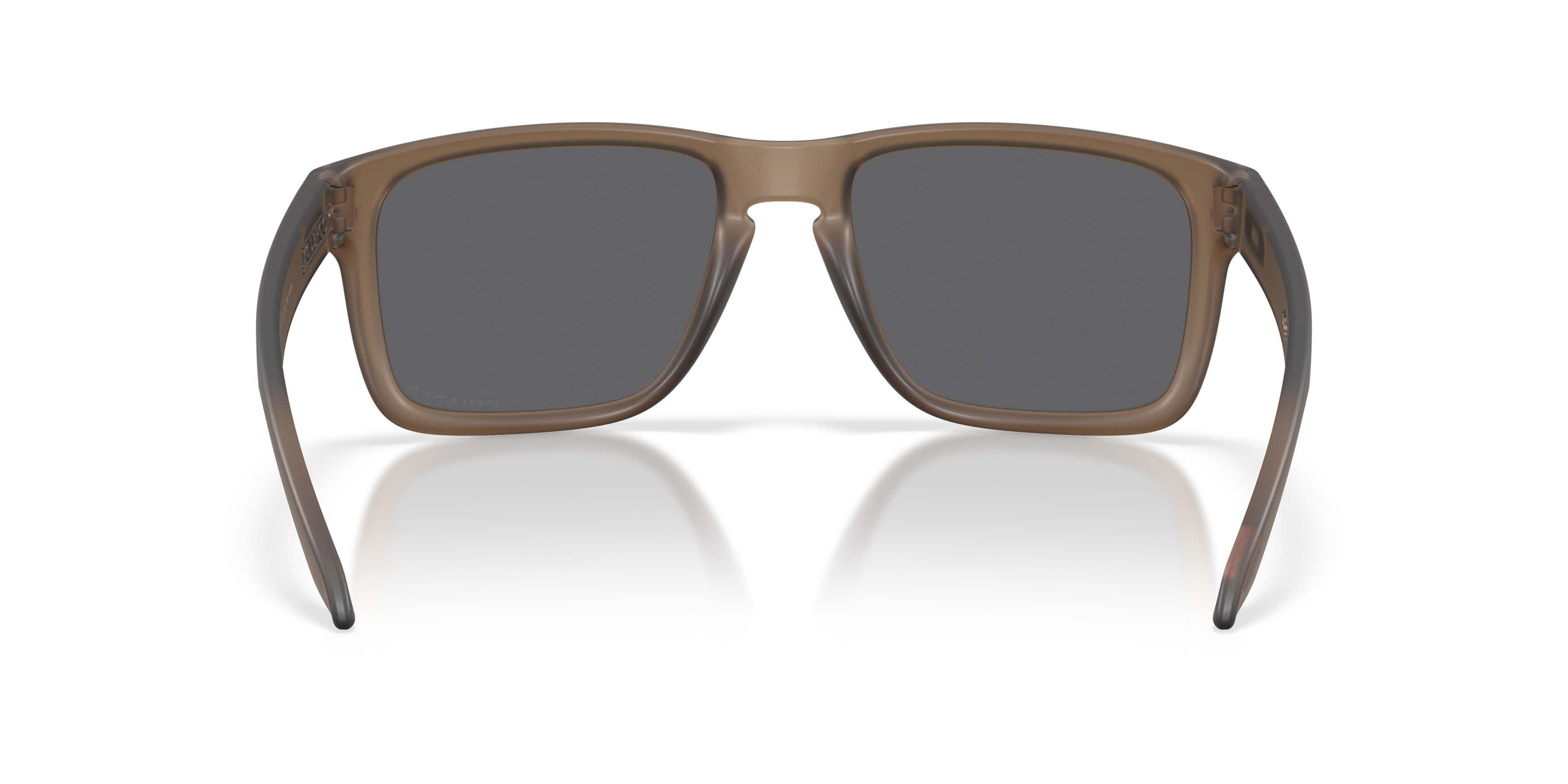 Oakley Holbrook XL Prizm Black Polarized Sunglasses - Transparent Mahogany - BROWN/BLACK