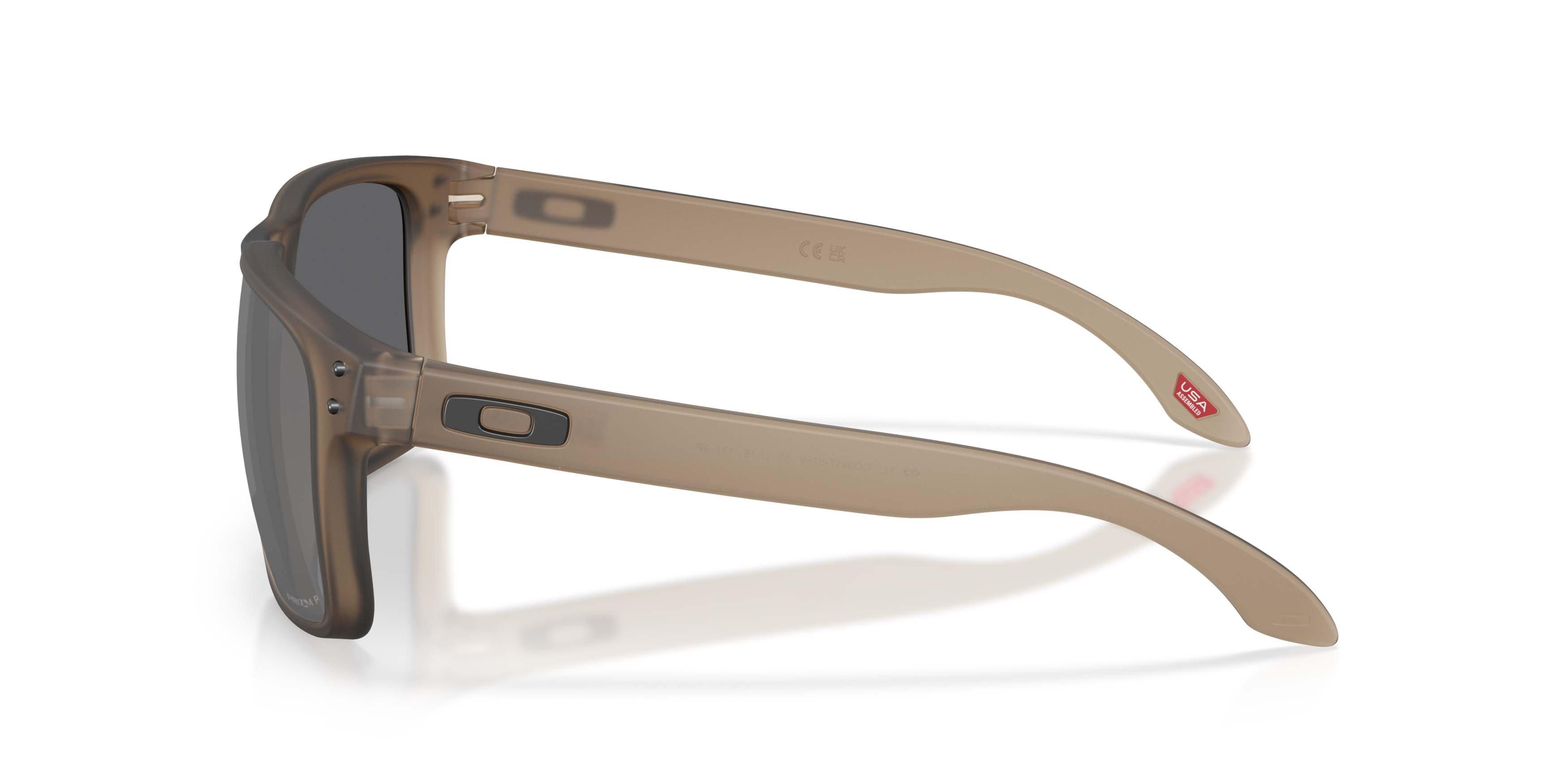 Oakley Holbrook XL Prizm Black Polarized Sunglasses - Transparent Mahogany - BROWN/BLACK