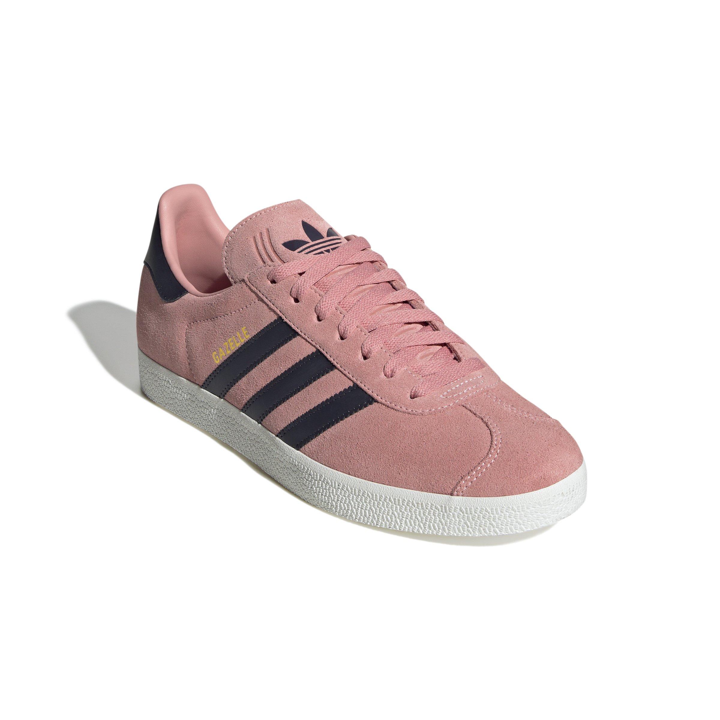 adidas Originals Gazelle "Glow Pink/Aurora Black/Core White" Men's Shoe - PINK/BLACK/WHITE Thumbnail View 3