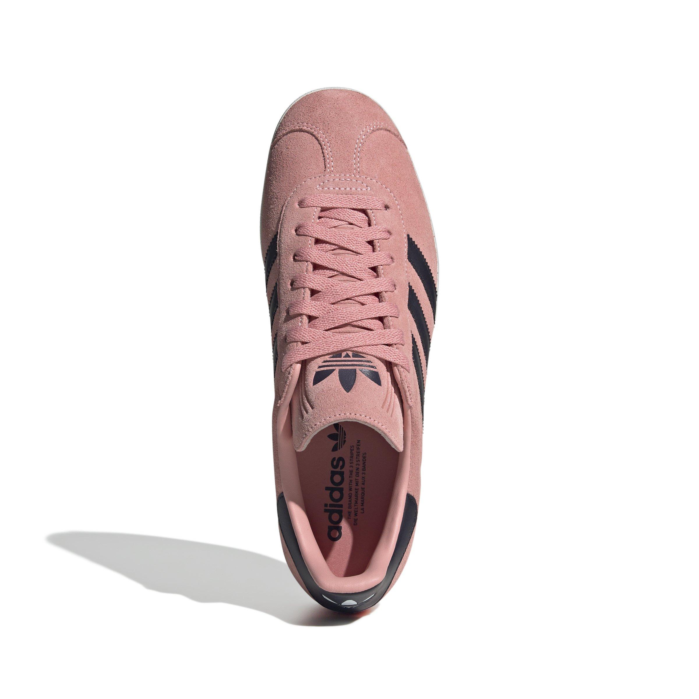 adidas Originals Gazelle "Glow Pink/Aurora Black/Core White" Men's Shoe - PINK/BLACK/WHITE Thumbnail View 5