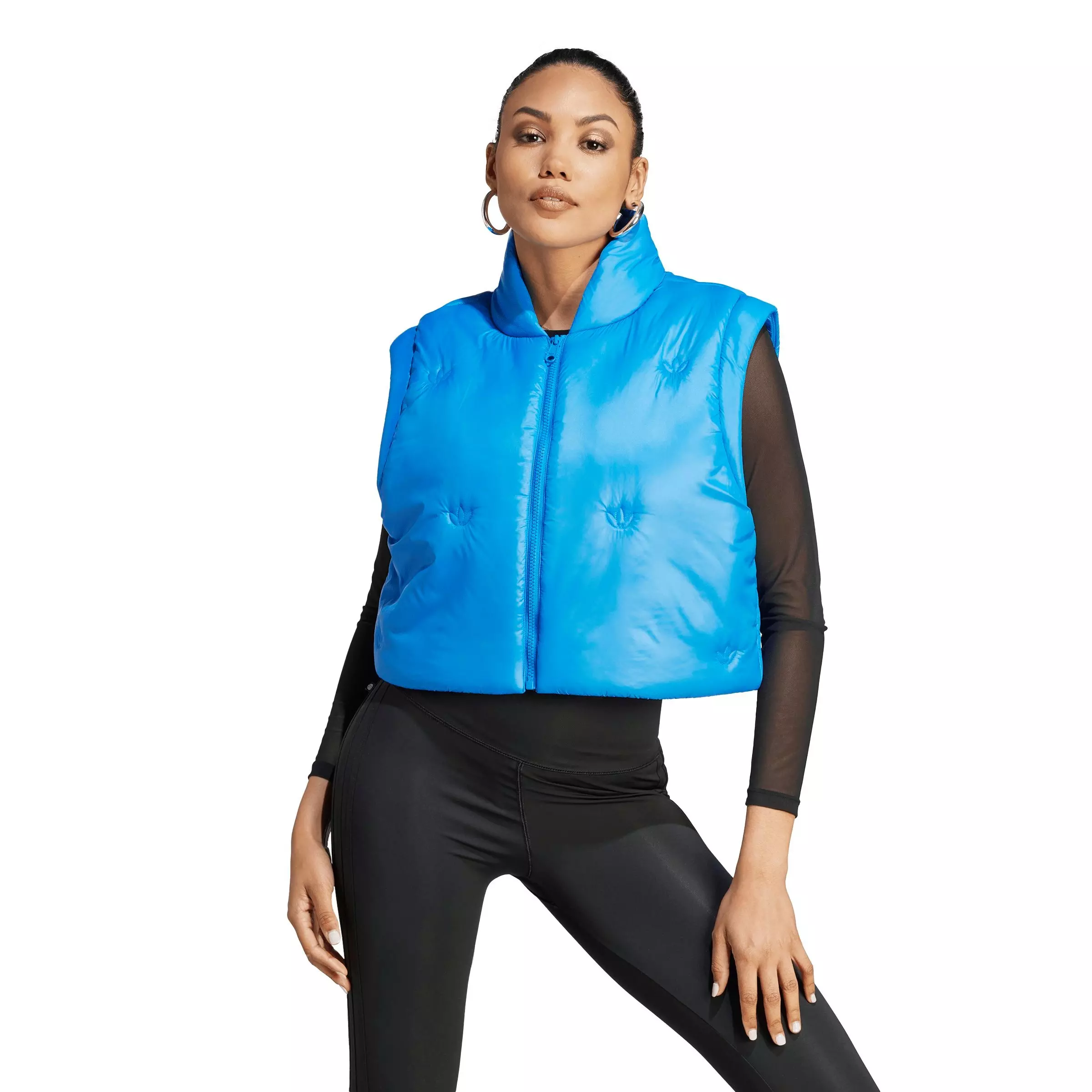 adidas Women's Originals Monogram Vest - Blue - BLUE