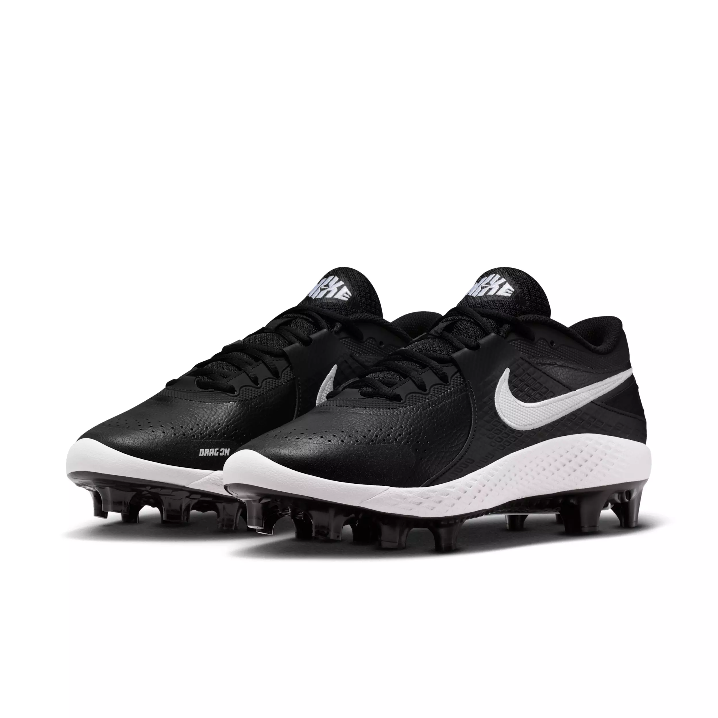 Nike Diamond Gamer MCS "Black/White" Men's Baseball Cleat - BLACK/WHITE