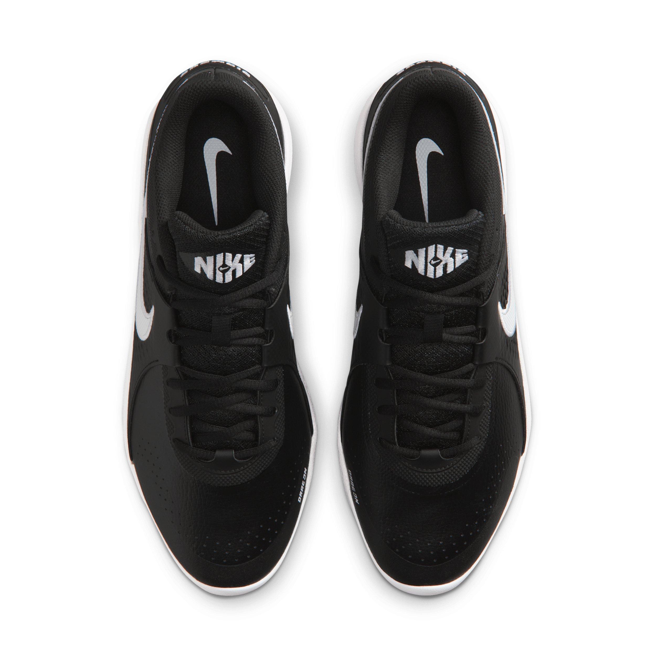 Nike Diamond Gamer MCS "Black/White" Men's Baseball Cleat - BLACK/WHITE Thumbnail View 4