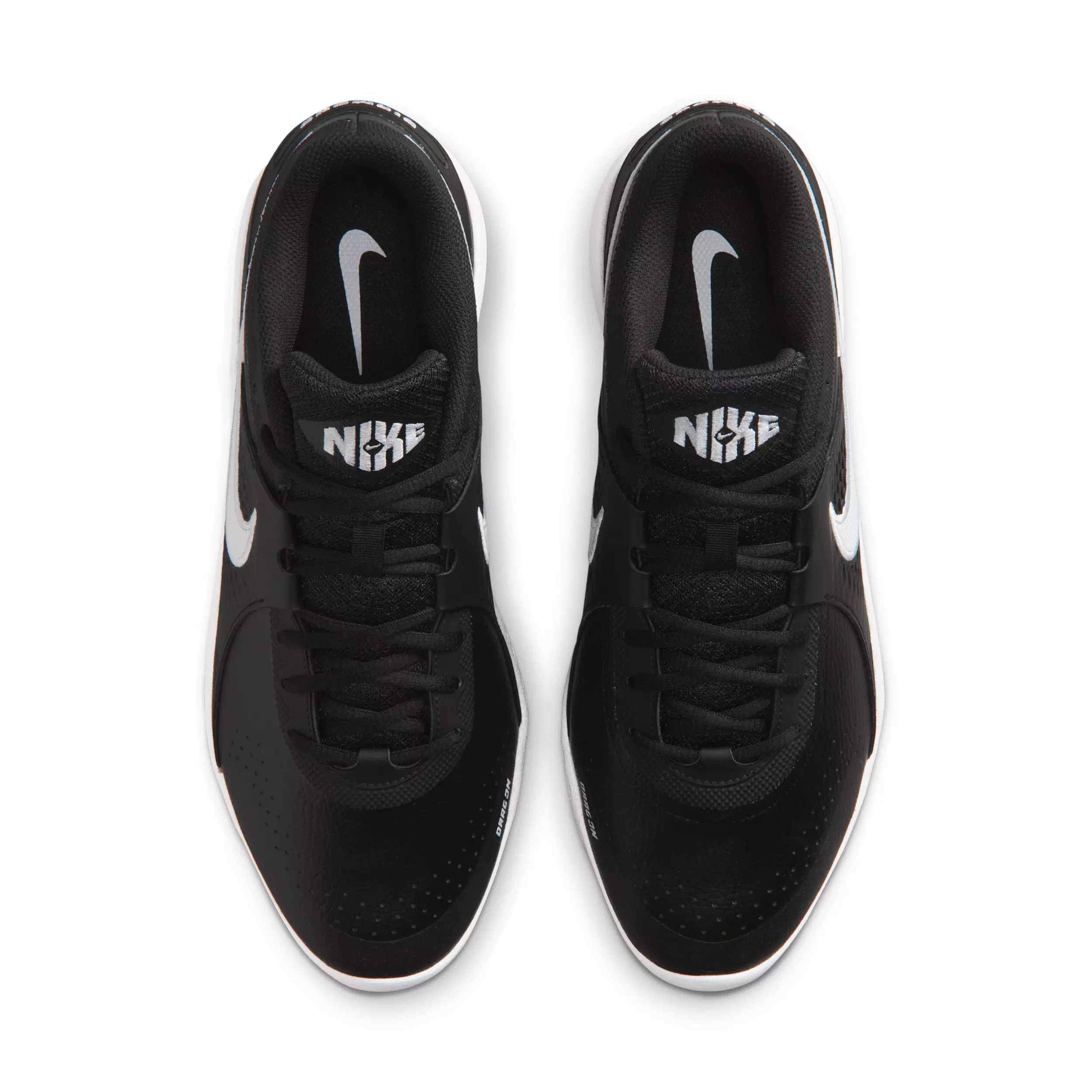 Nike Diamond Gamer MCS "Black/White" Men's Baseball Cleat - BLACK/WHITE