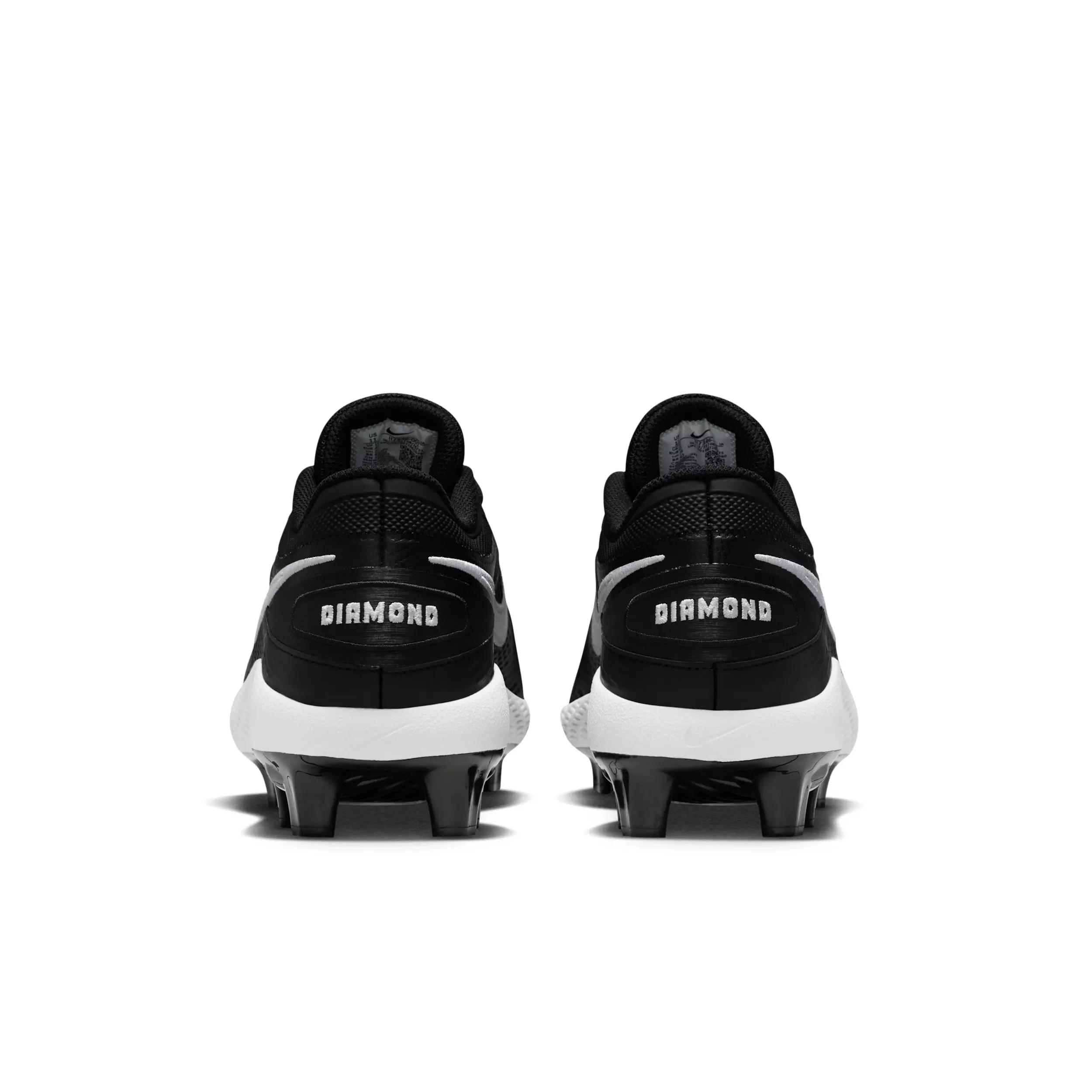 Nike Diamond Gamer MCS "Black/White" Men's Baseball Cleat - BLACK/WHITE