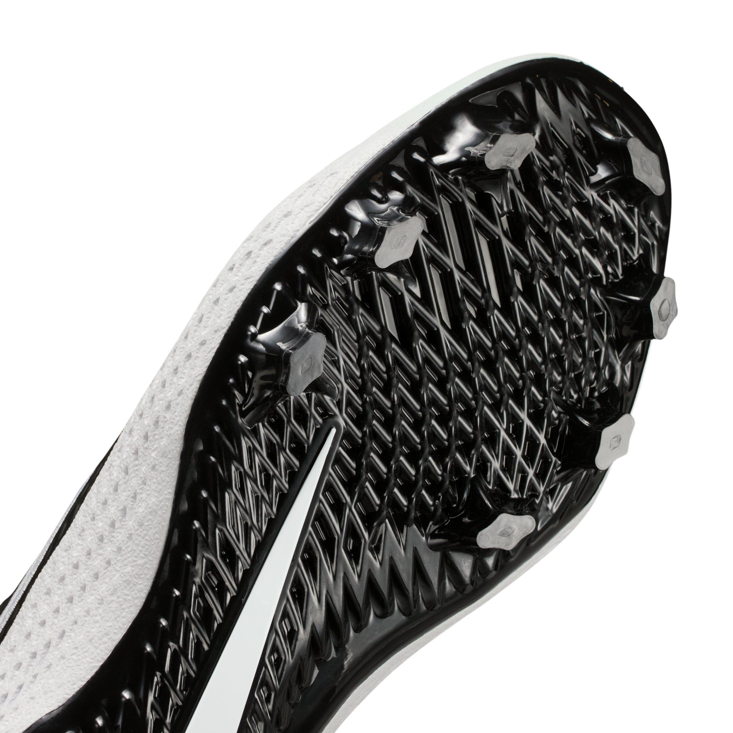 Nike Diamond Gamer MCS "Black/White" Men's Baseball Cleat - BLACK/WHITE Thumbnail View 7