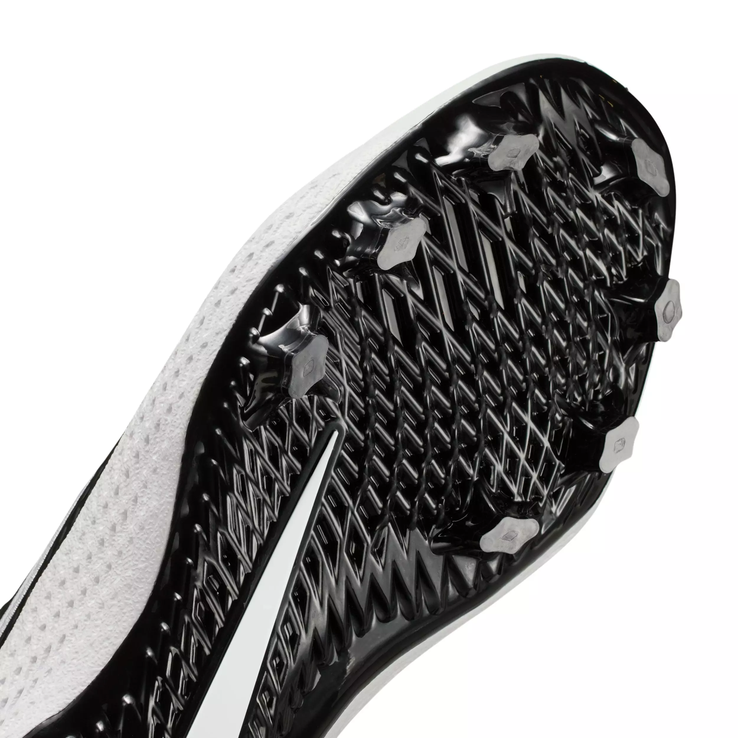 Nike Diamond Gamer MCS "Black/White" Men's Baseball Cleat - BLACK/WHITE