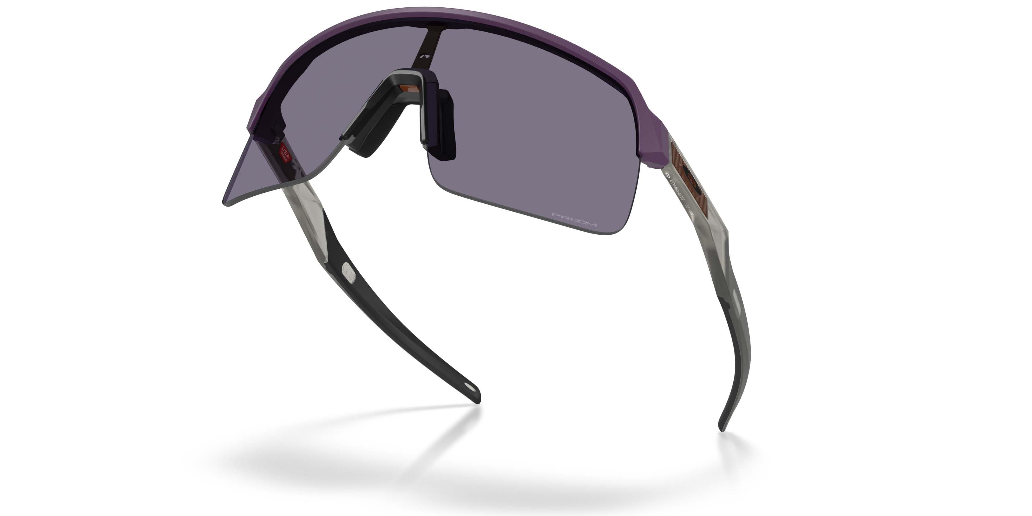 Oakley Sutro Lite Prizm Grey Sunglasses - Matte Aubergine - PURPLE/GREY