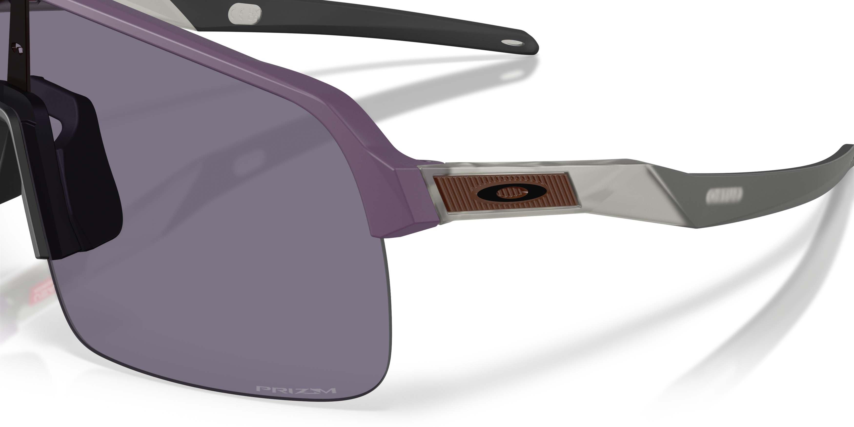 Oakley Sutro Lite Prizm Grey Sunglasses - Matte Aubergine - PURPLE/GREY
