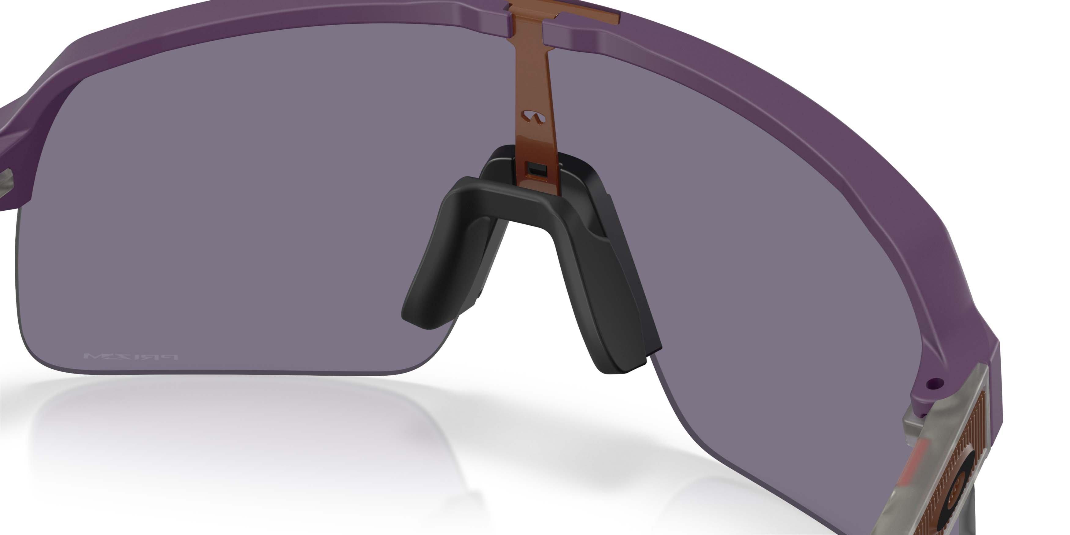 Oakley Sutro Lite Prizm Grey Sunglasses - Matte Aubergine - PURPLE/GREY