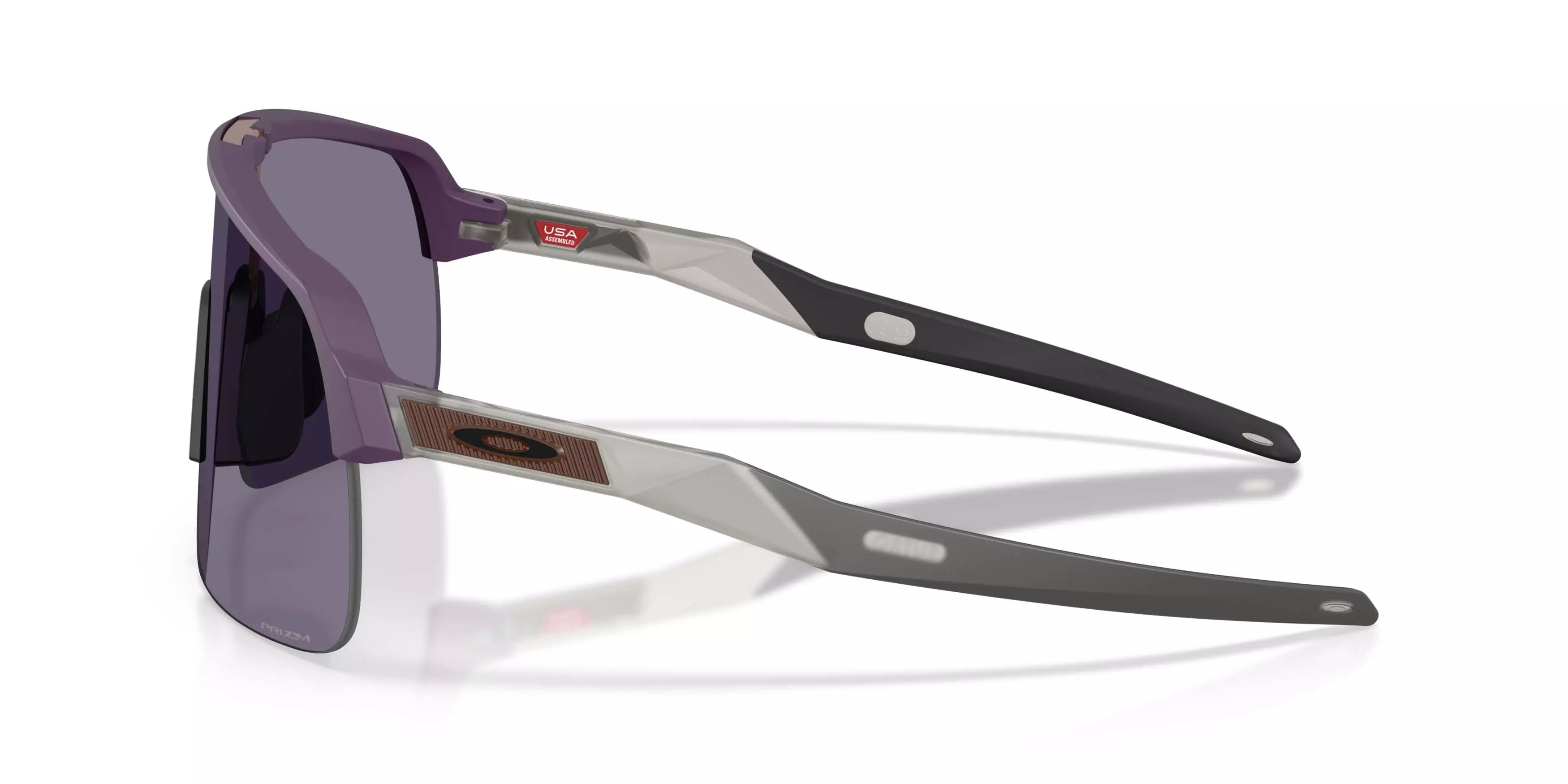 Oakley Sutro Lite Prizm Grey Sunglasses - Matte Aubergine - PURPLE/GREY