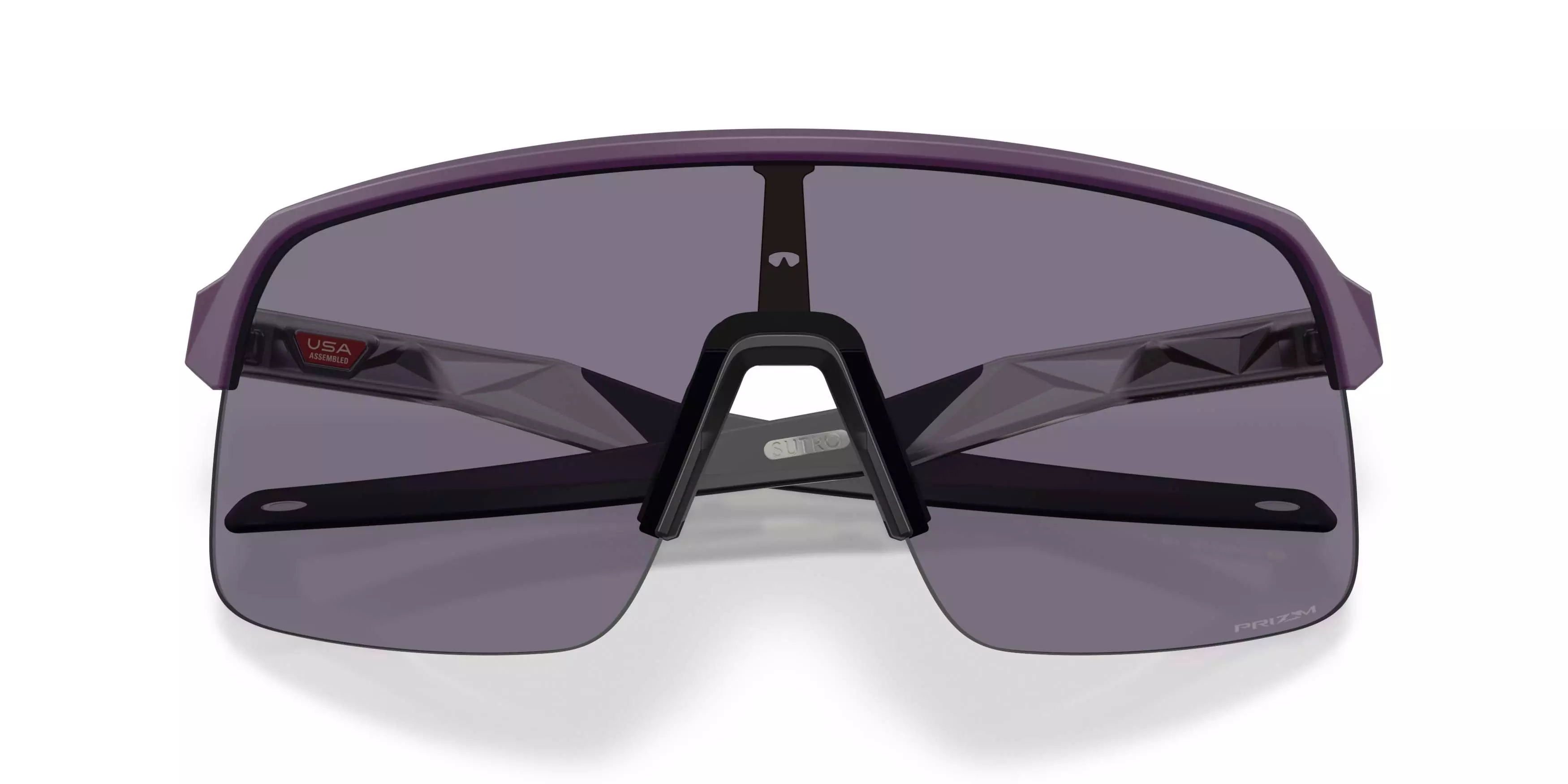 Oakley Sutro Lite Prizm Grey Sunglasses - Matte Aubergine - PURPLE/GREY