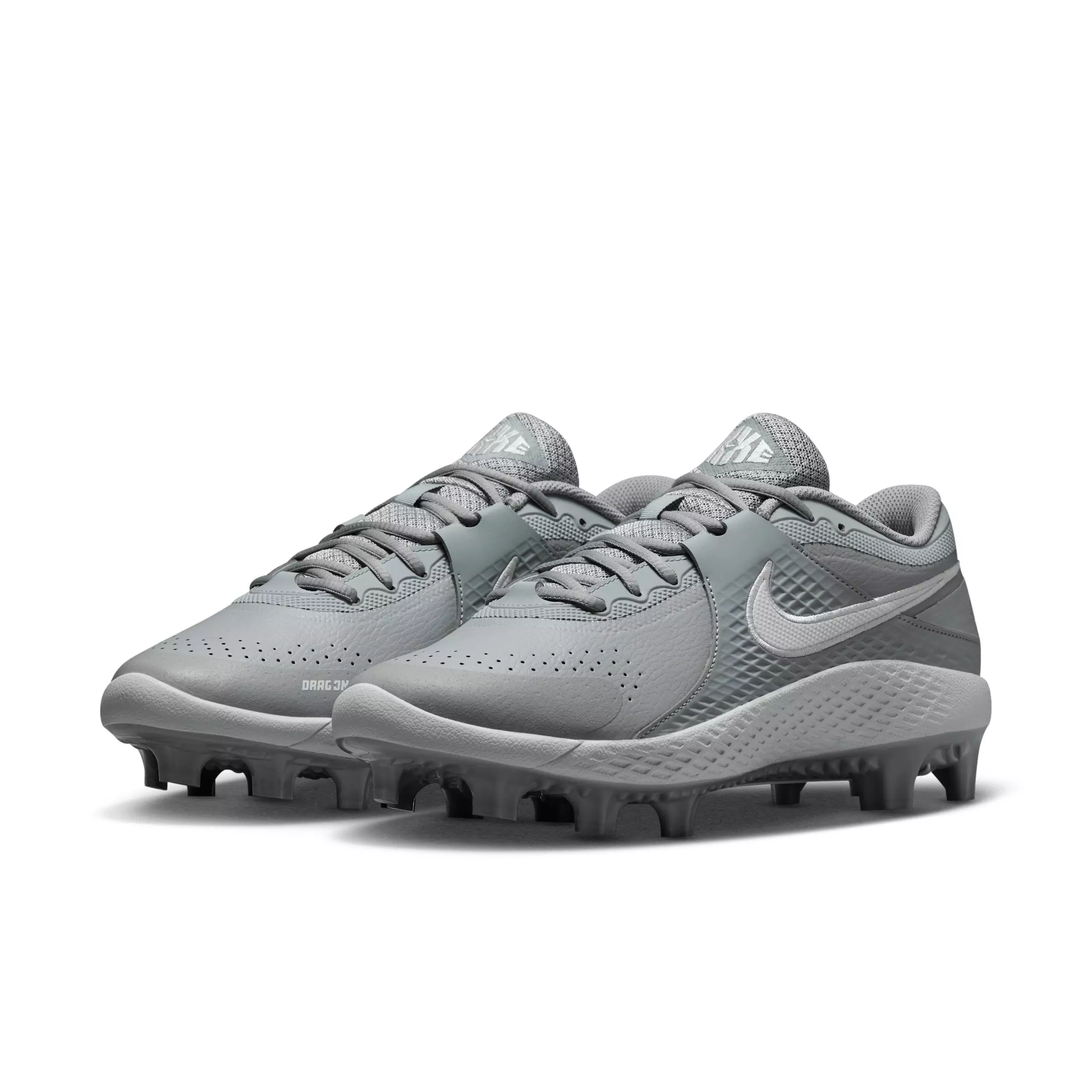 Nike Diamond Gamer MCS "Wolf Grey/White" Men's Baseball Cleat - GREY/WHITE