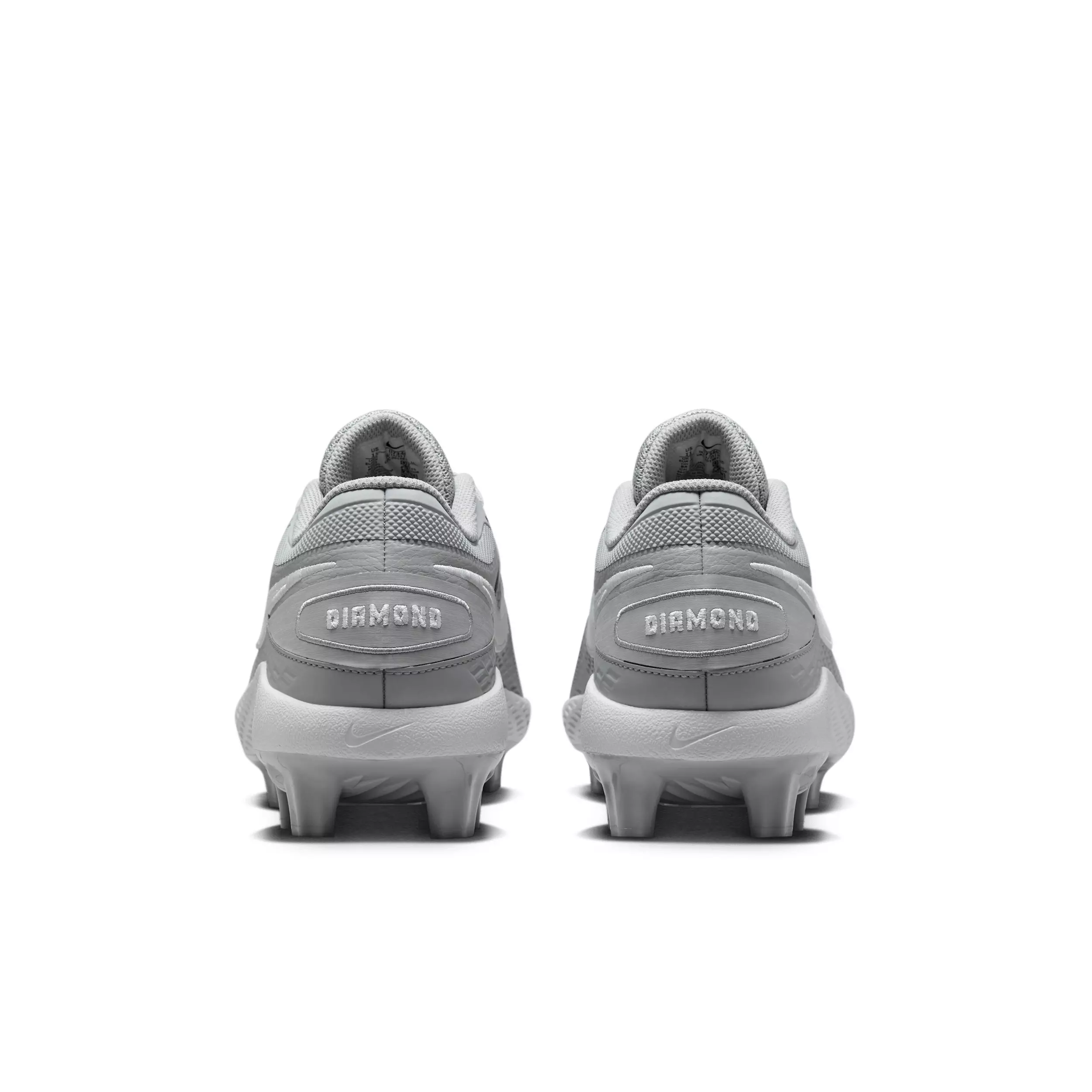 Nike Diamond Gamer MCS "Wolf Grey/White" Men's Baseball Cleat - GREY/WHITE