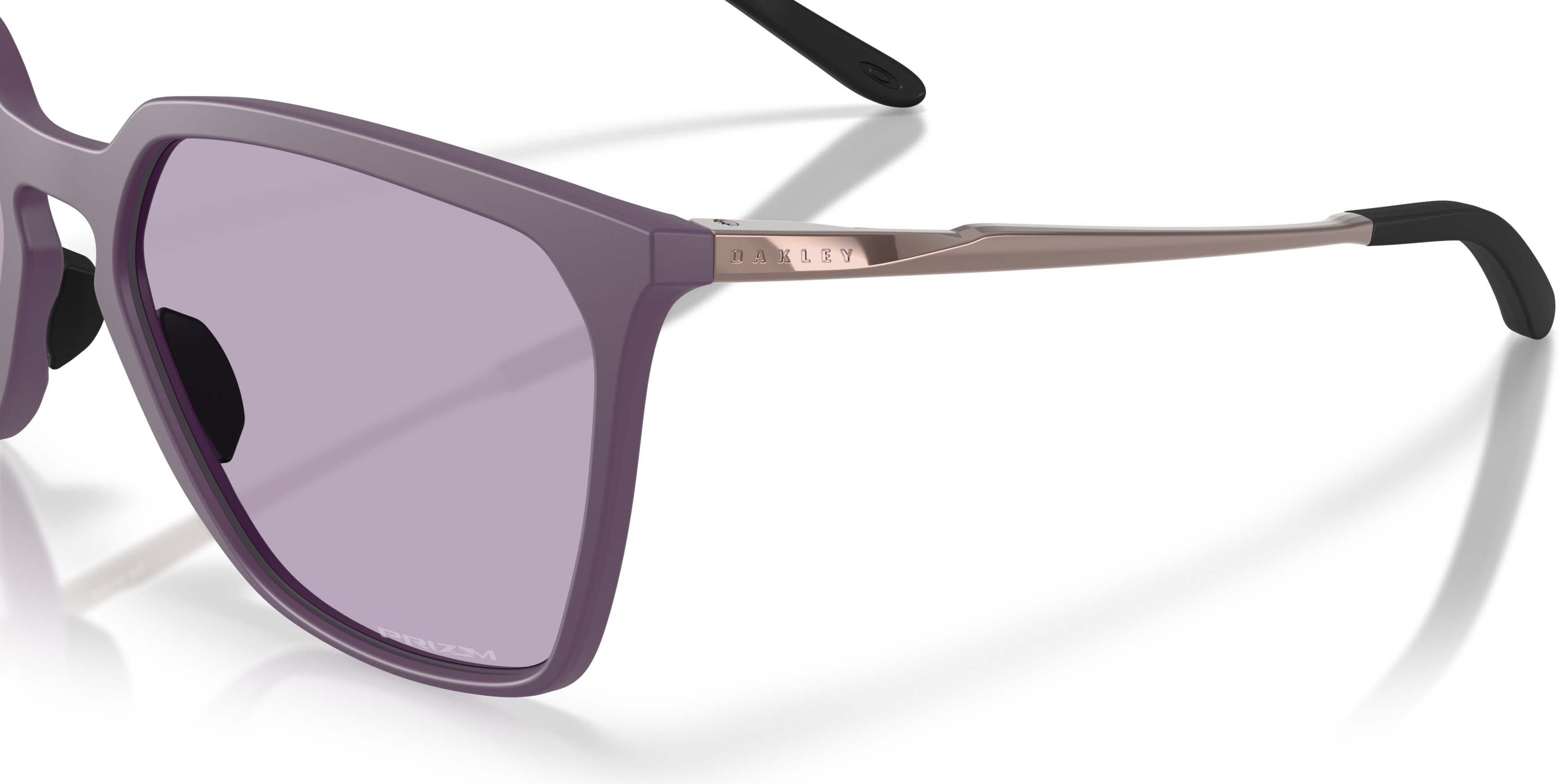 Oakley Sielo SQ Prizm Slate Sunglasses - Matte Aubergine - PURPLE/GREY