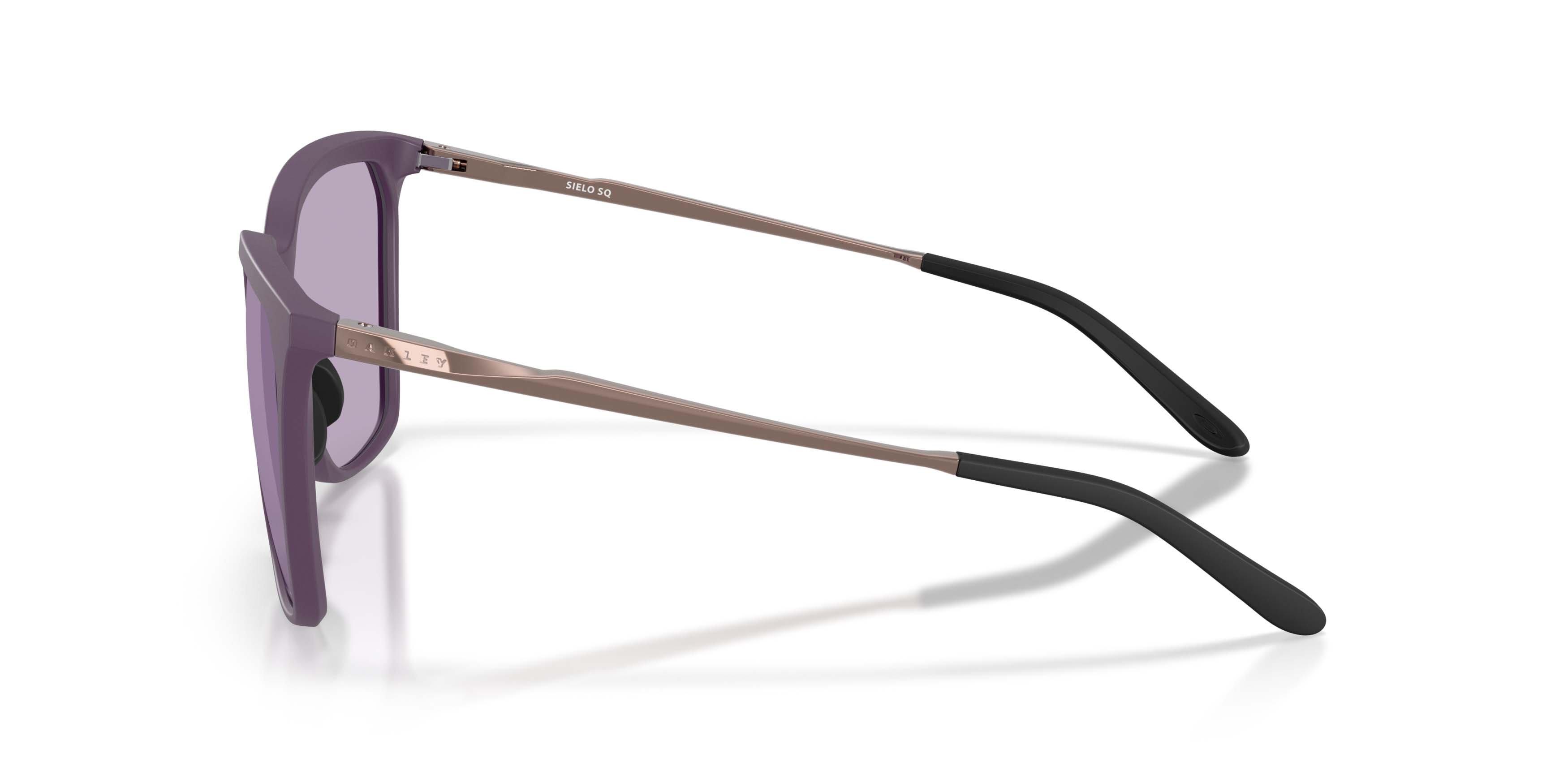 Oakley Sielo SQ Prizm Slate Sunglasses - Matte Aubergine - PURPLE/GREY
