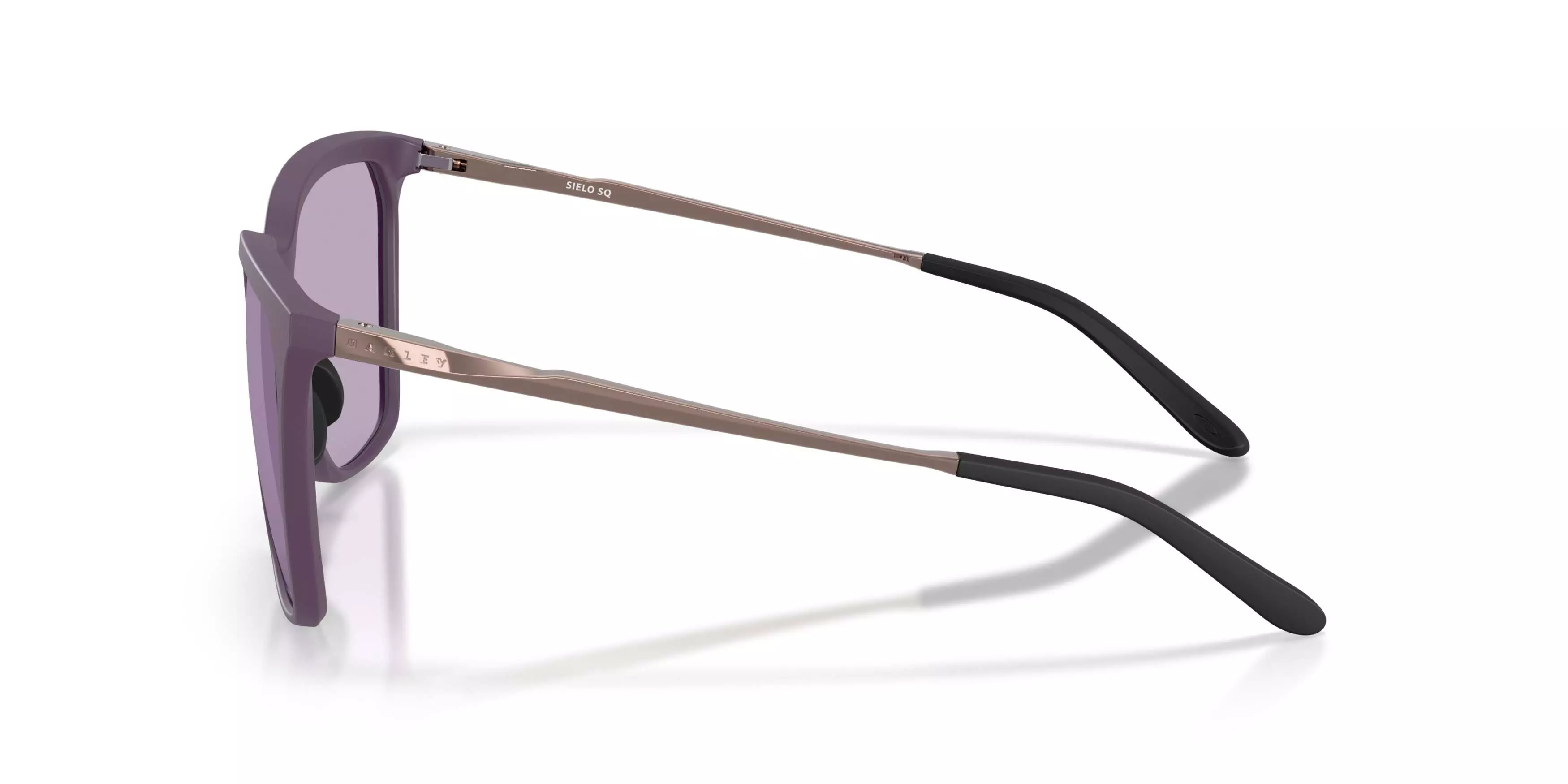 Oakley Sielo SQ Prizm Slate Sunglasses - Matte Aubergine - PURPLE/GREY