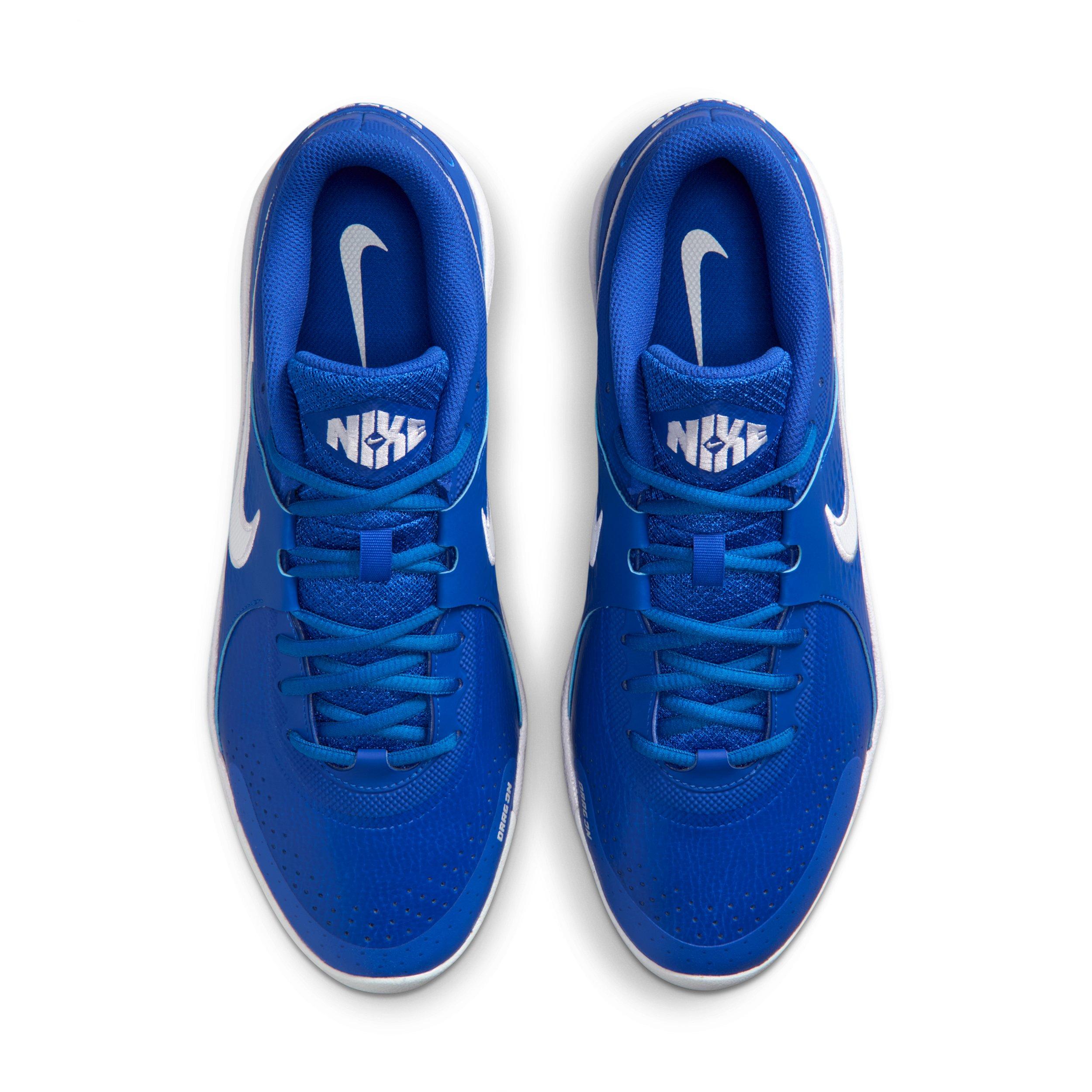 Nike Diamond Gamer MCS "Hyper Royal/White" Men's Baseball Cleat - ROYAL/WHITE Thumbnail View 4