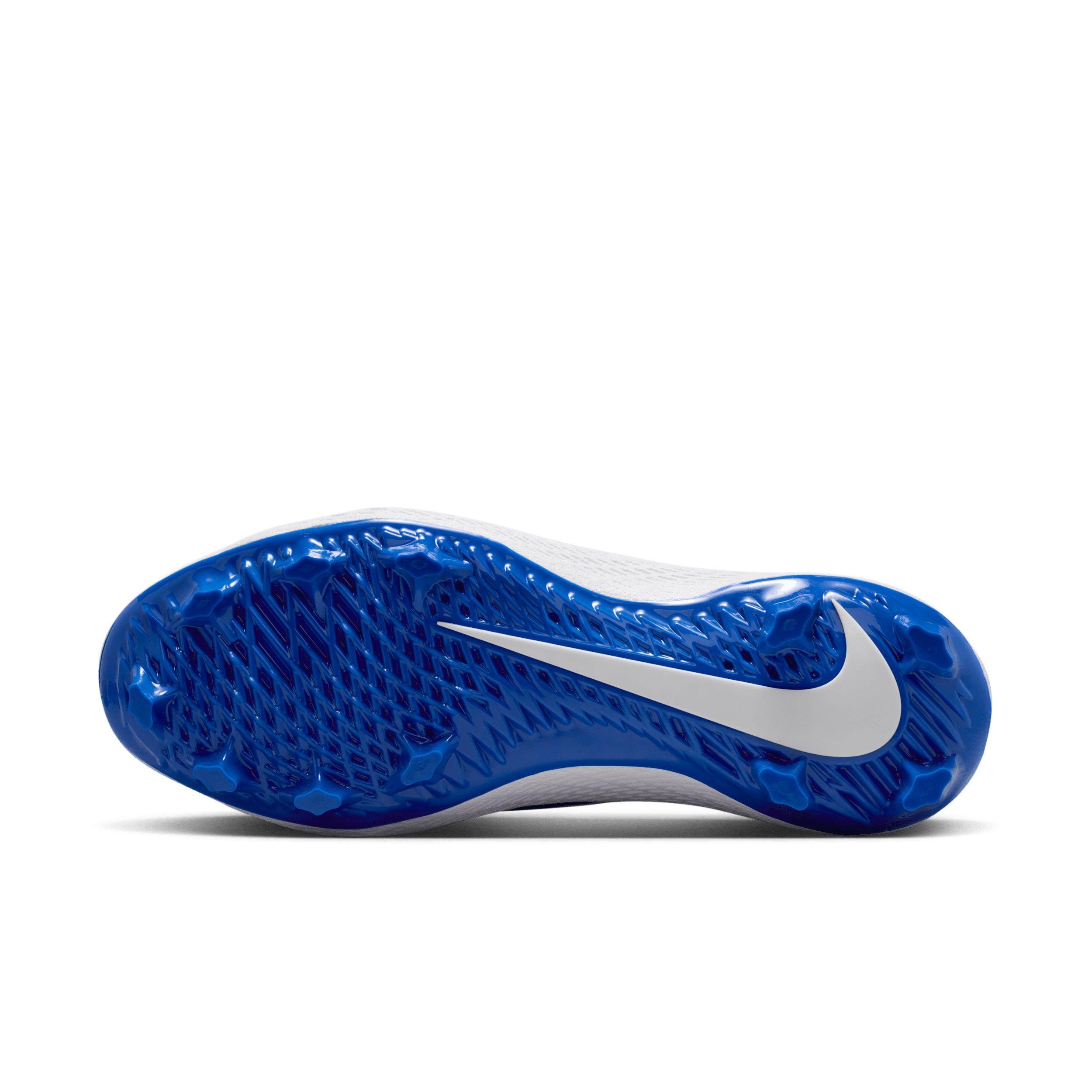 Nike Diamond Gamer MCS "Hyper Royal/White" Men's Baseball Cleat - ROYAL/WHITE Thumbnail View 6