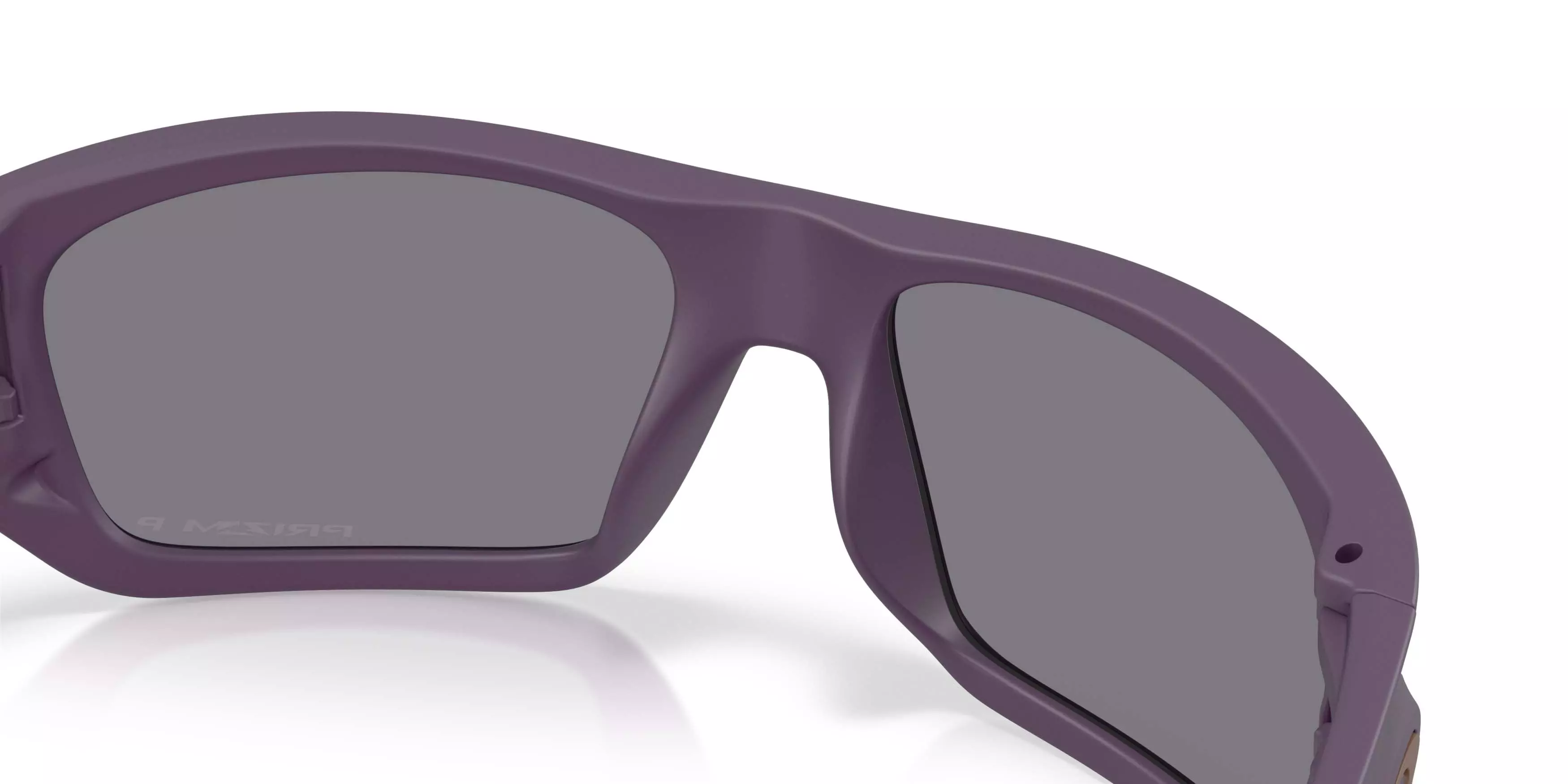 Oakley Masseter Prizm Grey Polarized Sunglasses - Matte Aubergine - PURPLE/GREY