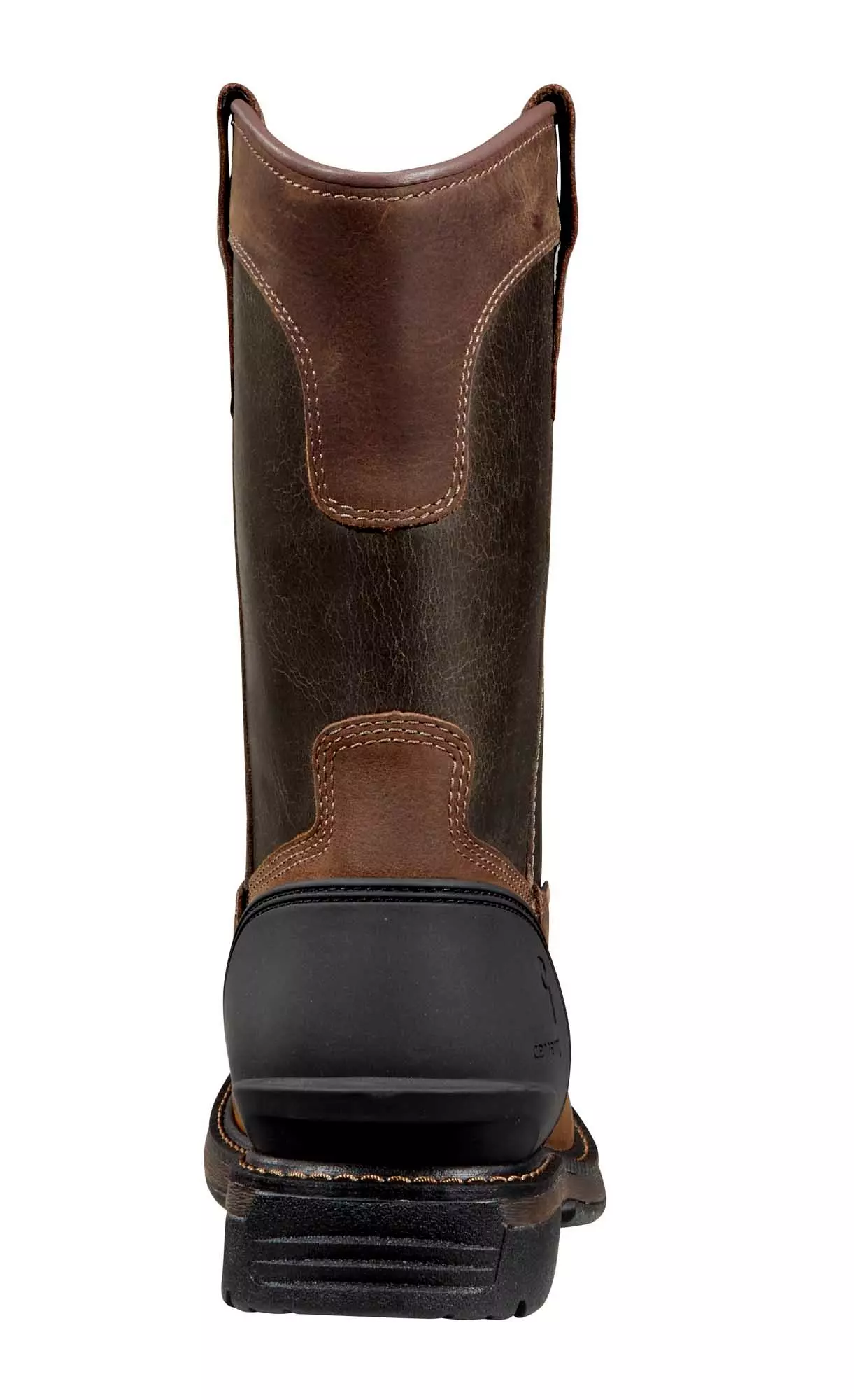 Carhartt Montana Waterproof 11" Square Toe Wellington Soft Toe "Brown/Burnt Olive" Men's Wide Boot - BROWN/OLIVE