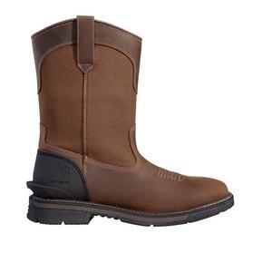 Carhartt Montana Water Resistant 11" Toe Wellington Soft Toe "Brown" Men's Wide Boot