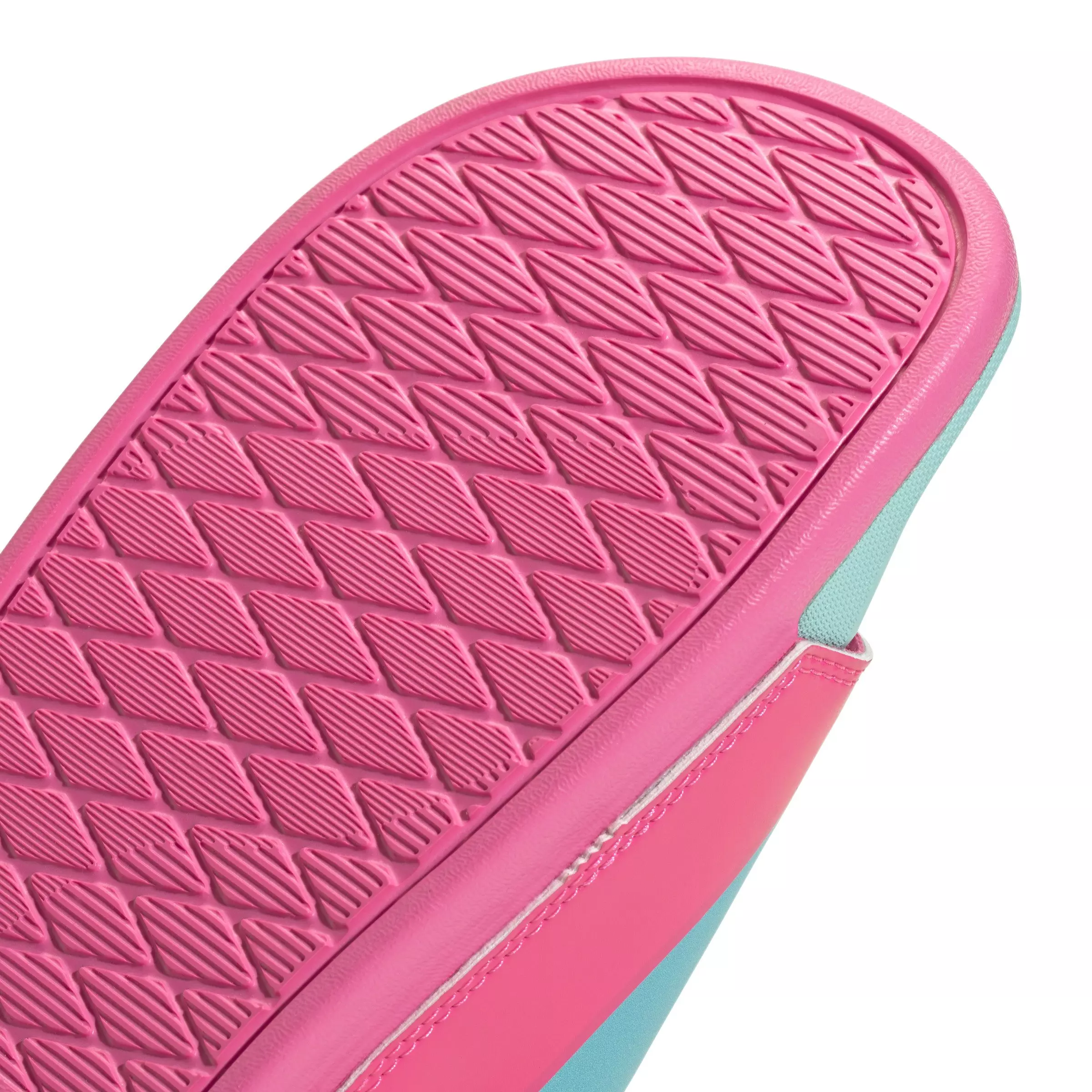 adidas Adilette Comfort Messi "Flash Aqua/Lucid Pink/Lucid Cyan" Men's Slide - AQUA/PINK/CYAN