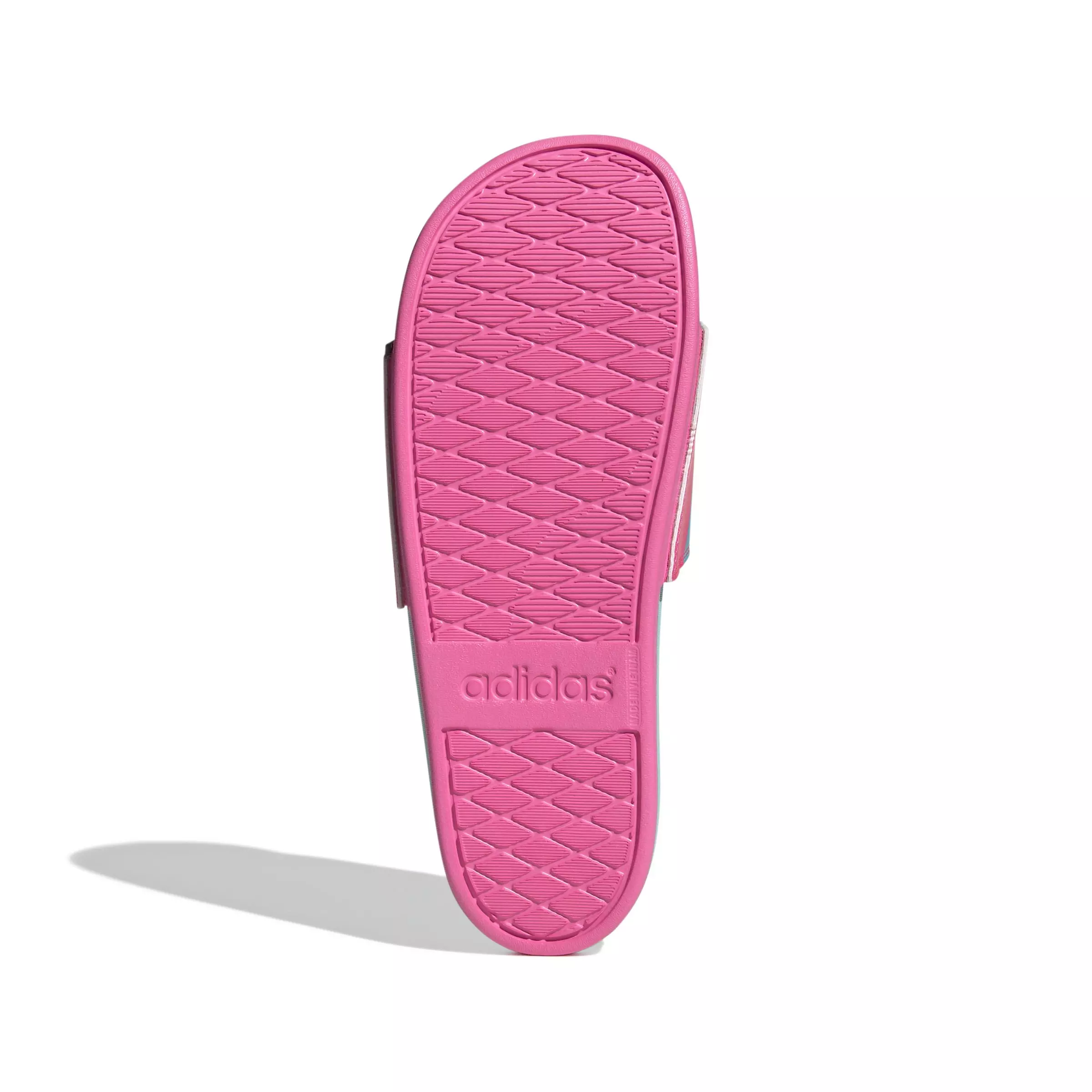 adidas Adilette Comfort Messi "Flash Aqua/Lucid Pink/Lucid Cyan" Men's Slide - AQUA/PINK/CYAN