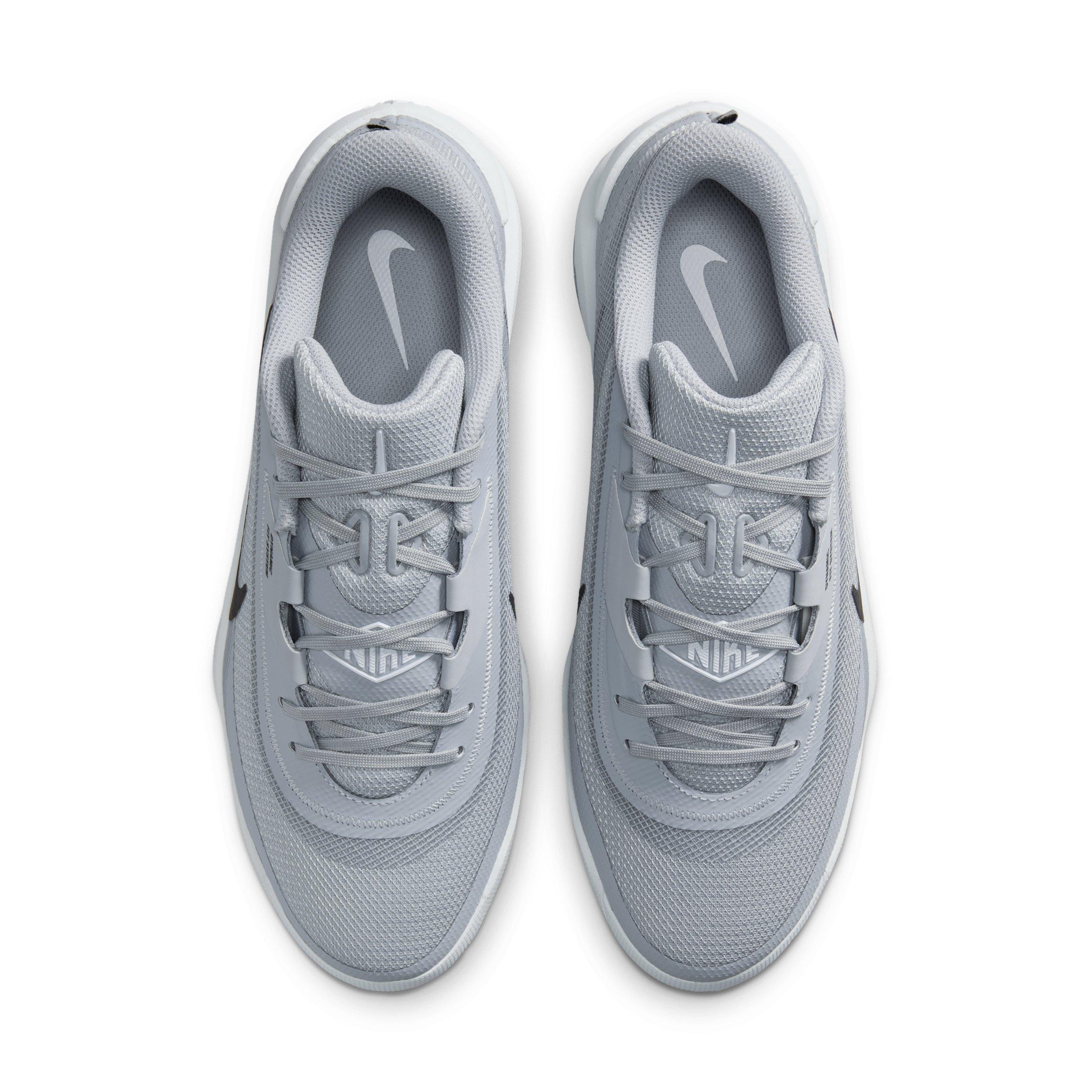 Nike Diamond Showcase MTL "Wolf Grey/White/Black" Men's Baseball Cleat - GREY/WHITE/BLACK Thumbnail View 4