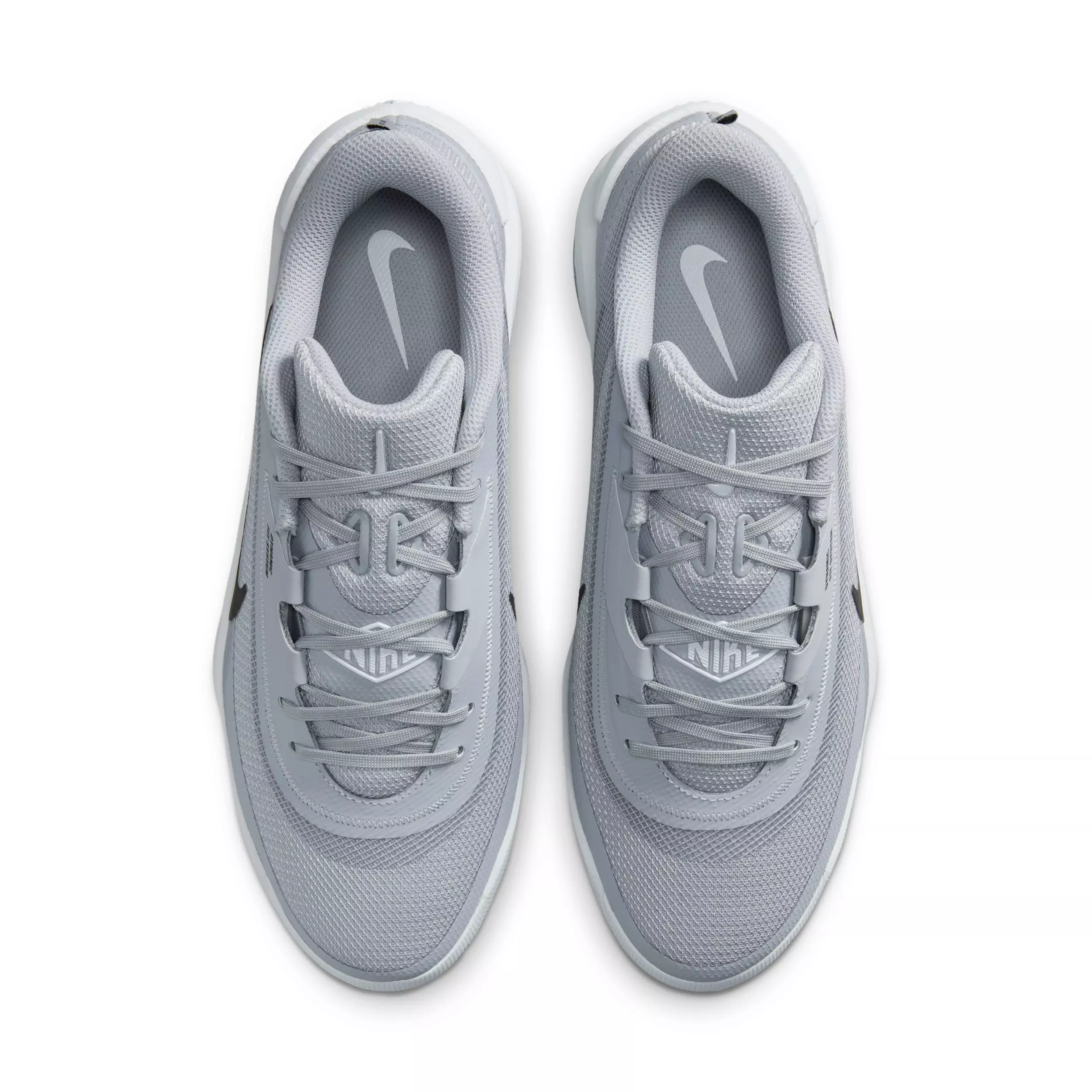 Nike Diamond Showcase MTL "Wolf Grey/White/Black" Men's Baseball Cleat - GREY/WHITE/BLACK