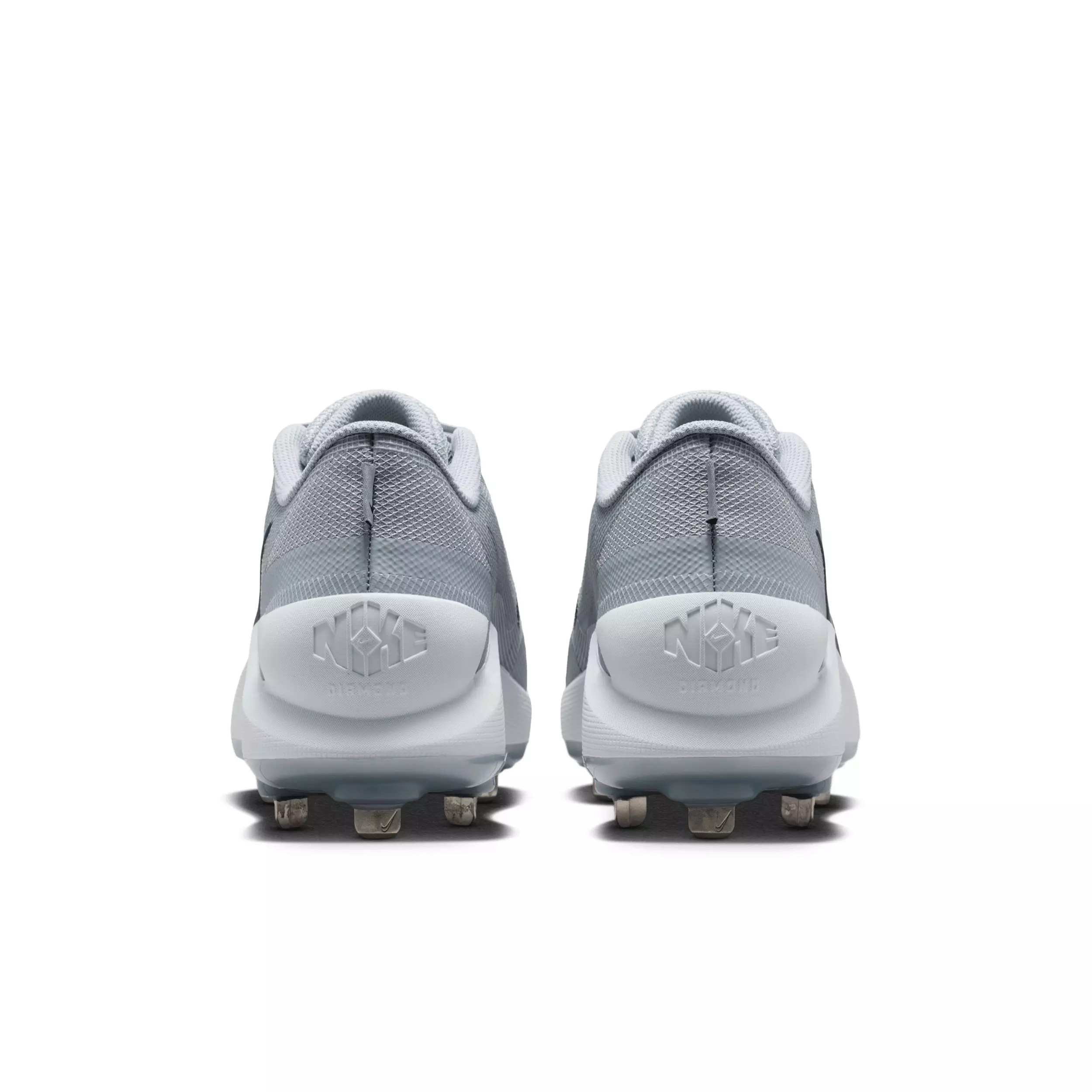 Nike Diamond Showcase MTL "Wolf Grey/White/Black" Men's Baseball Cleat - GREY/WHITE/BLACK