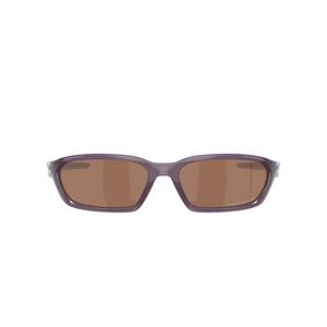 Oakley Terraforma Prizm Tungsten Polarized Sunglasses - Transparent Aubergine - PURPLE/TAN