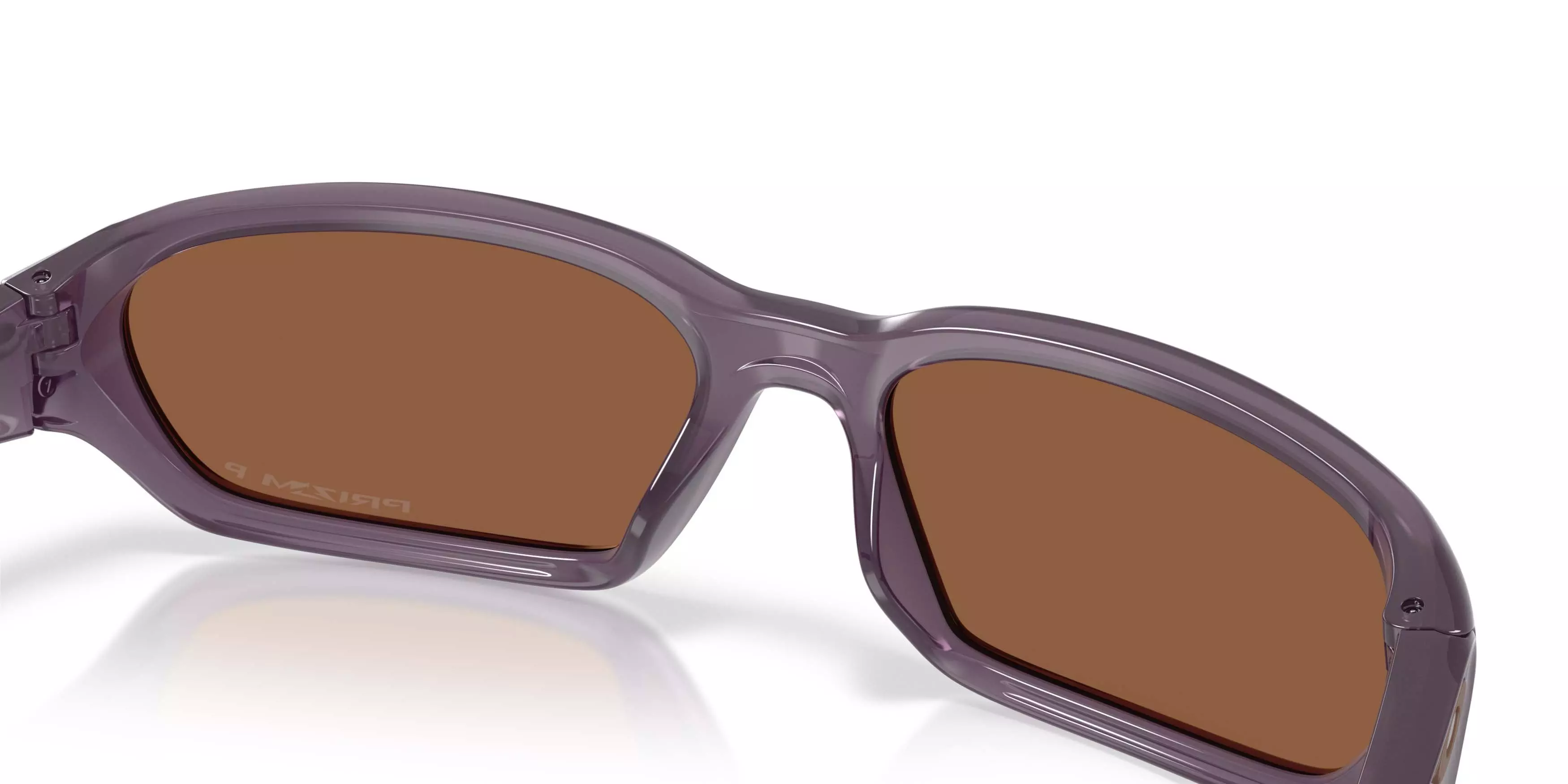 Oakley Terraforma Prizm Tungsten Polarized Sunglasses - Transparent Aubergine - PURPLE/TAN