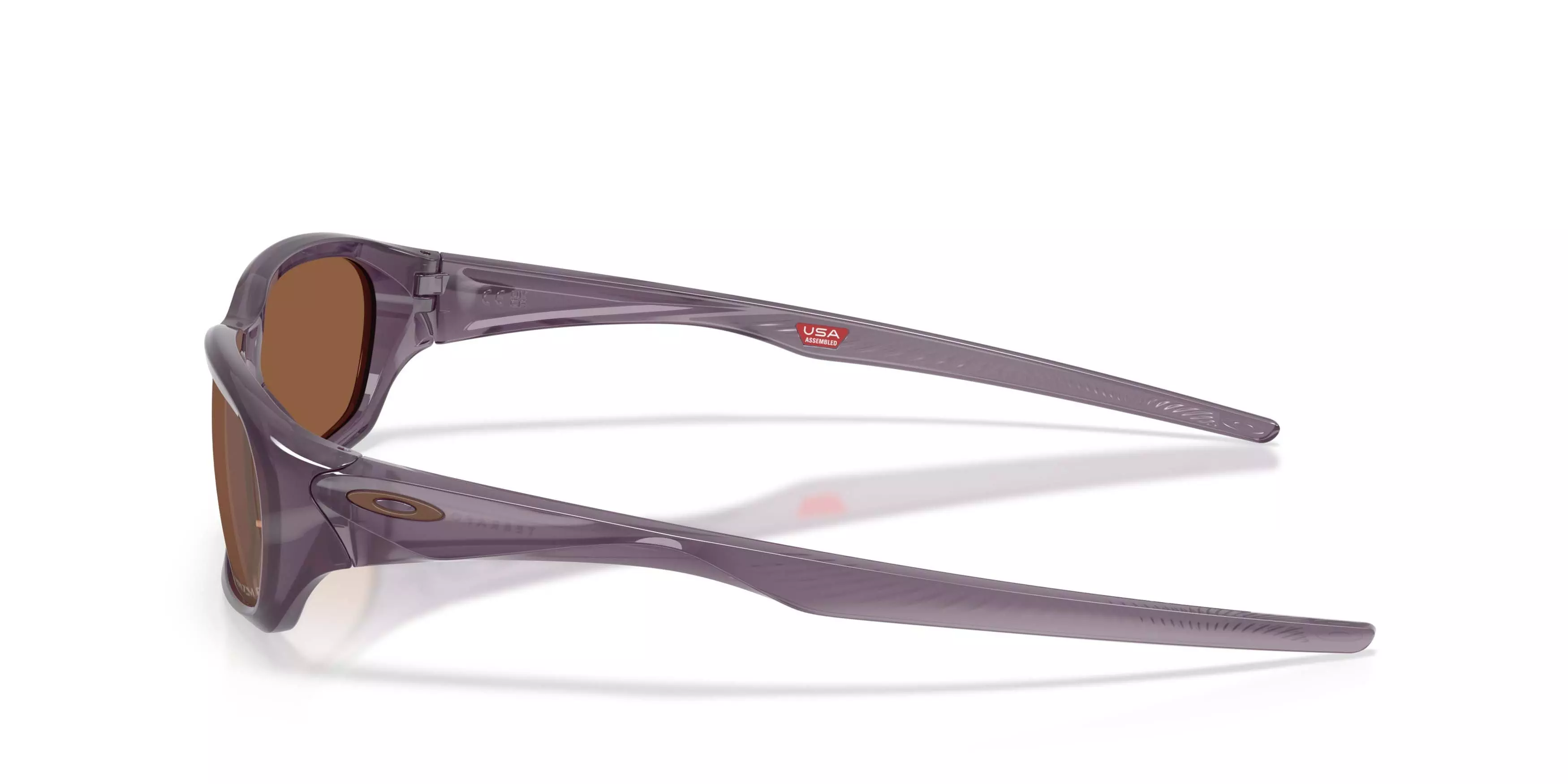 Oakley Terraforma Prizm Tungsten Polarized Sunglasses - Transparent Aubergine - PURPLE/TAN