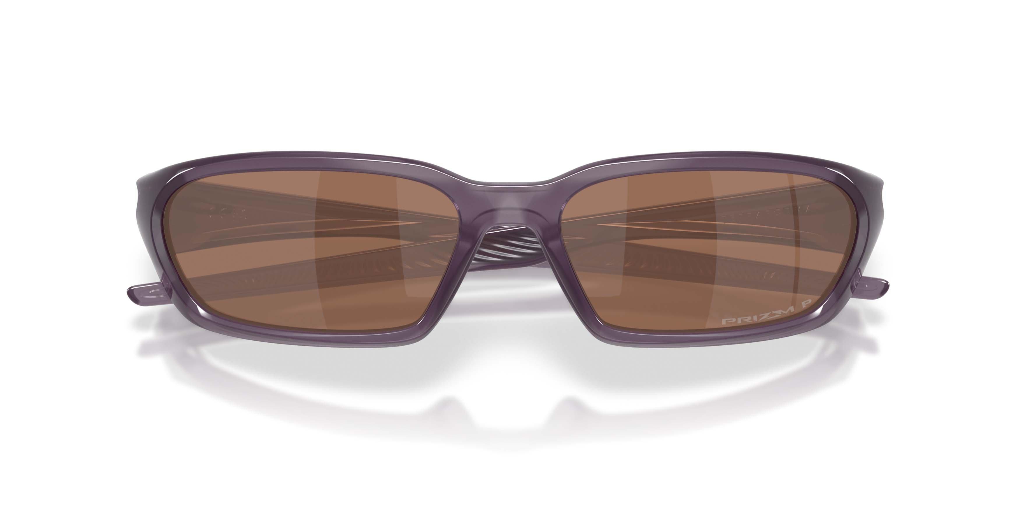 Oakley Terraforma Prizm Tungsten Polarized Sunglasses - Transparent Aubergine - PURPLE/TAN
