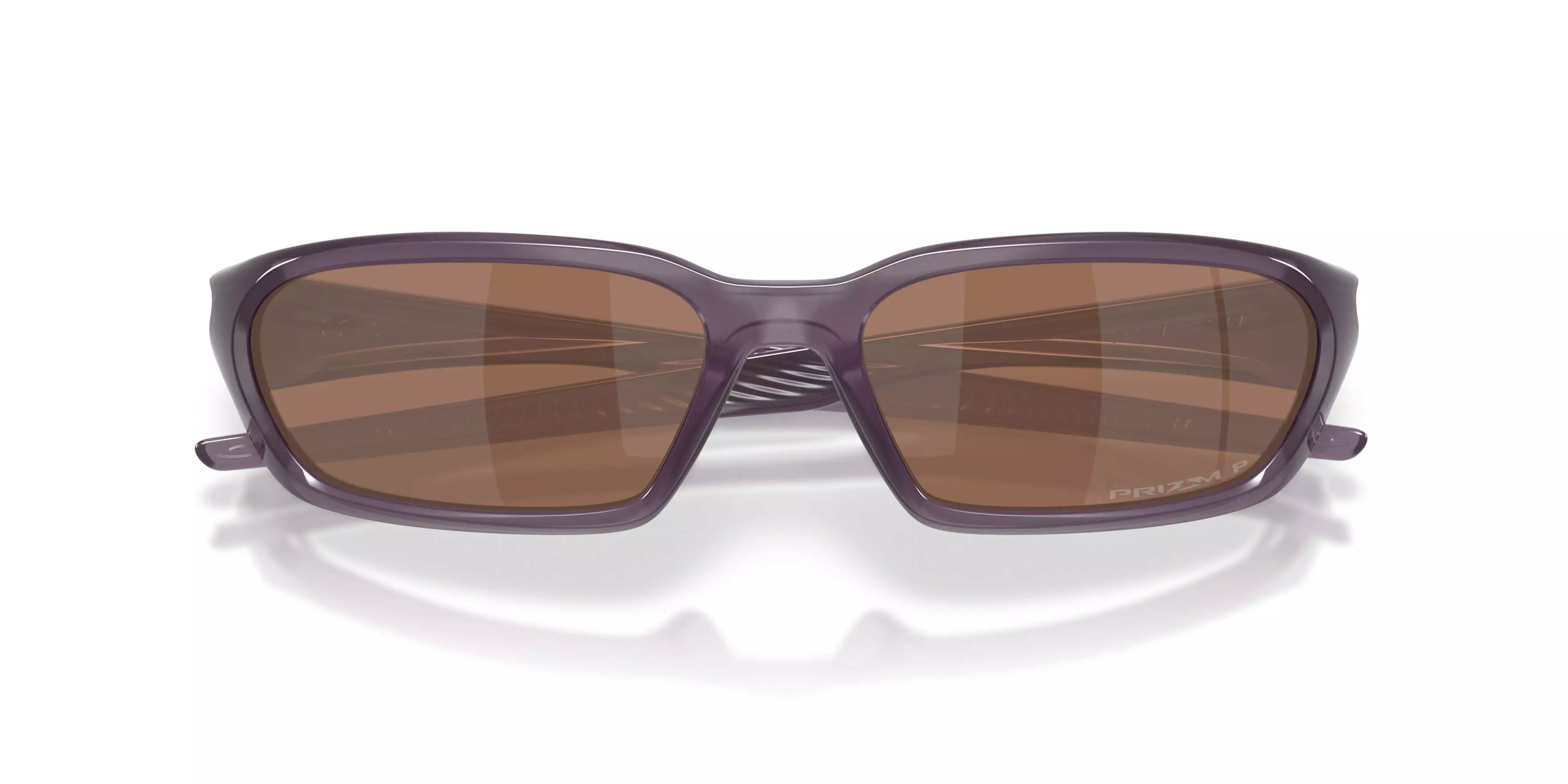 Oakley Terraforma Prizm Tungsten Polarized Sunglasses - Transparent Aubergine - PURPLE/TAN