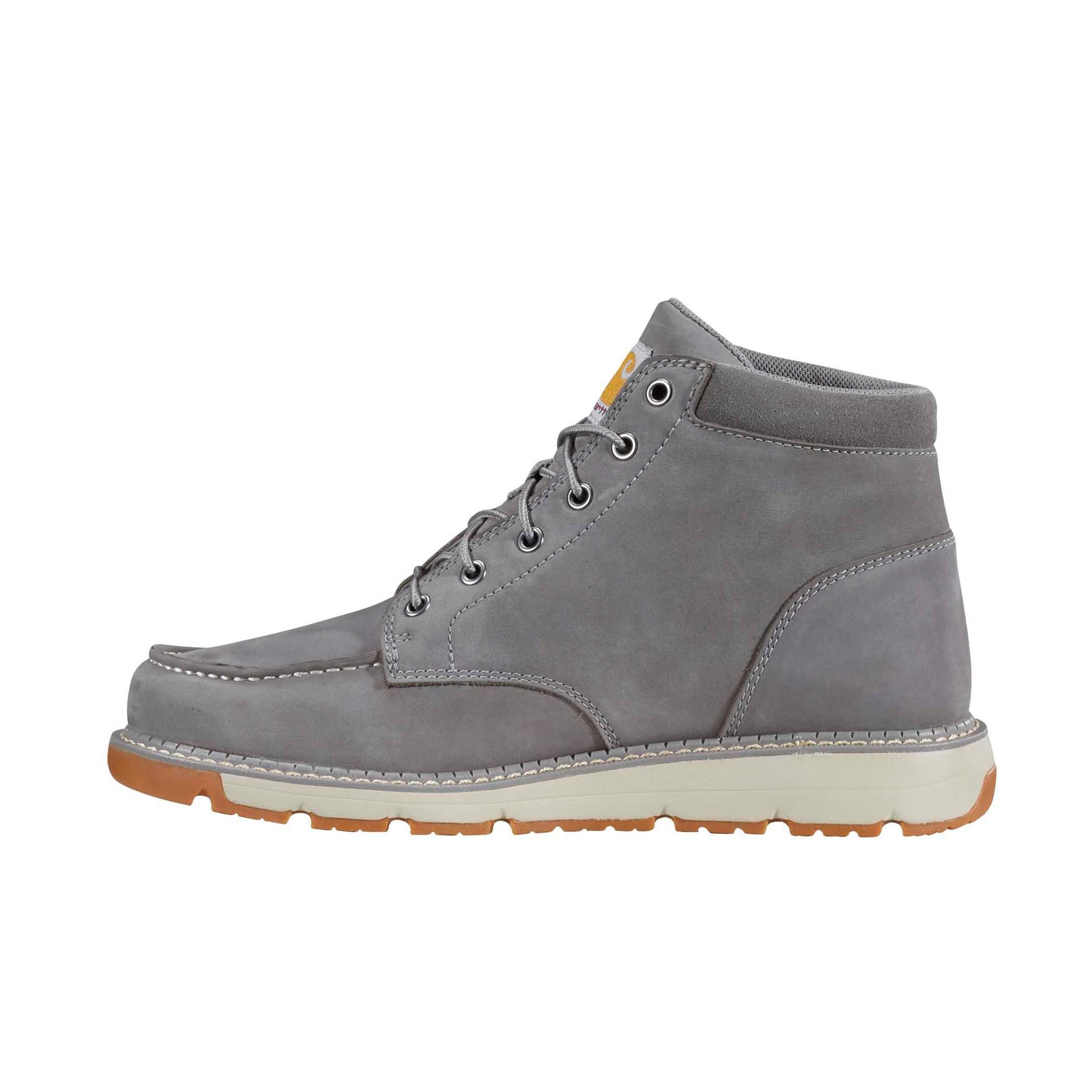 Carhartt Millbrook Moc Toe Wedge Boot Soft Toe "Grey" Men's Wide Boot - GREY Thumbnail View 2