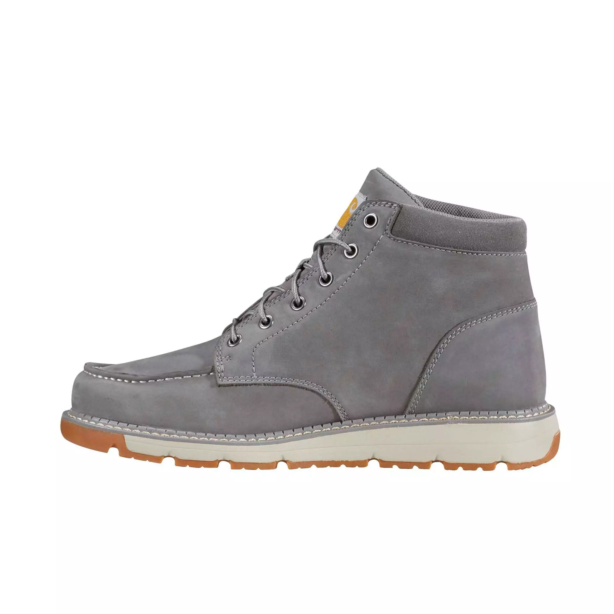 Carhartt Millbrook Moc Toe Wedge Boot Soft Toe "Grey" Men's Wide Boot - GREY